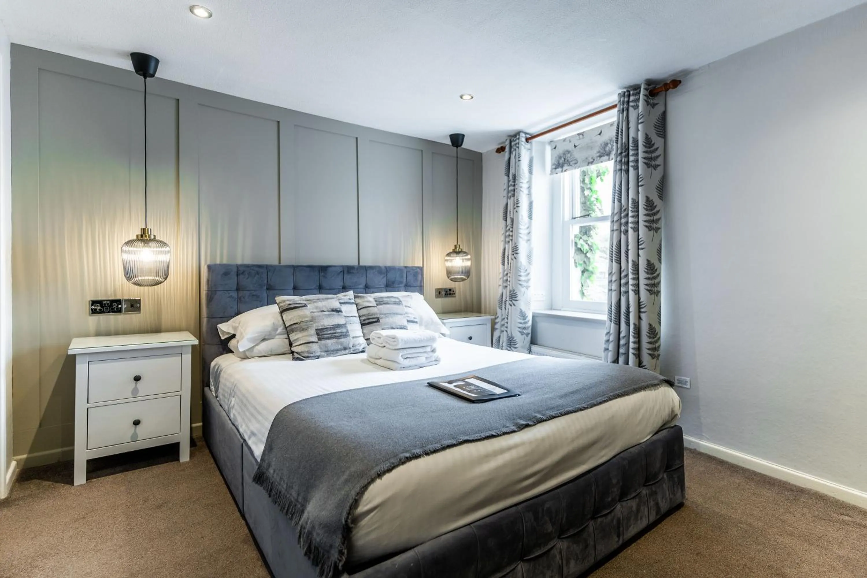 Bed in Black Horse Hotel