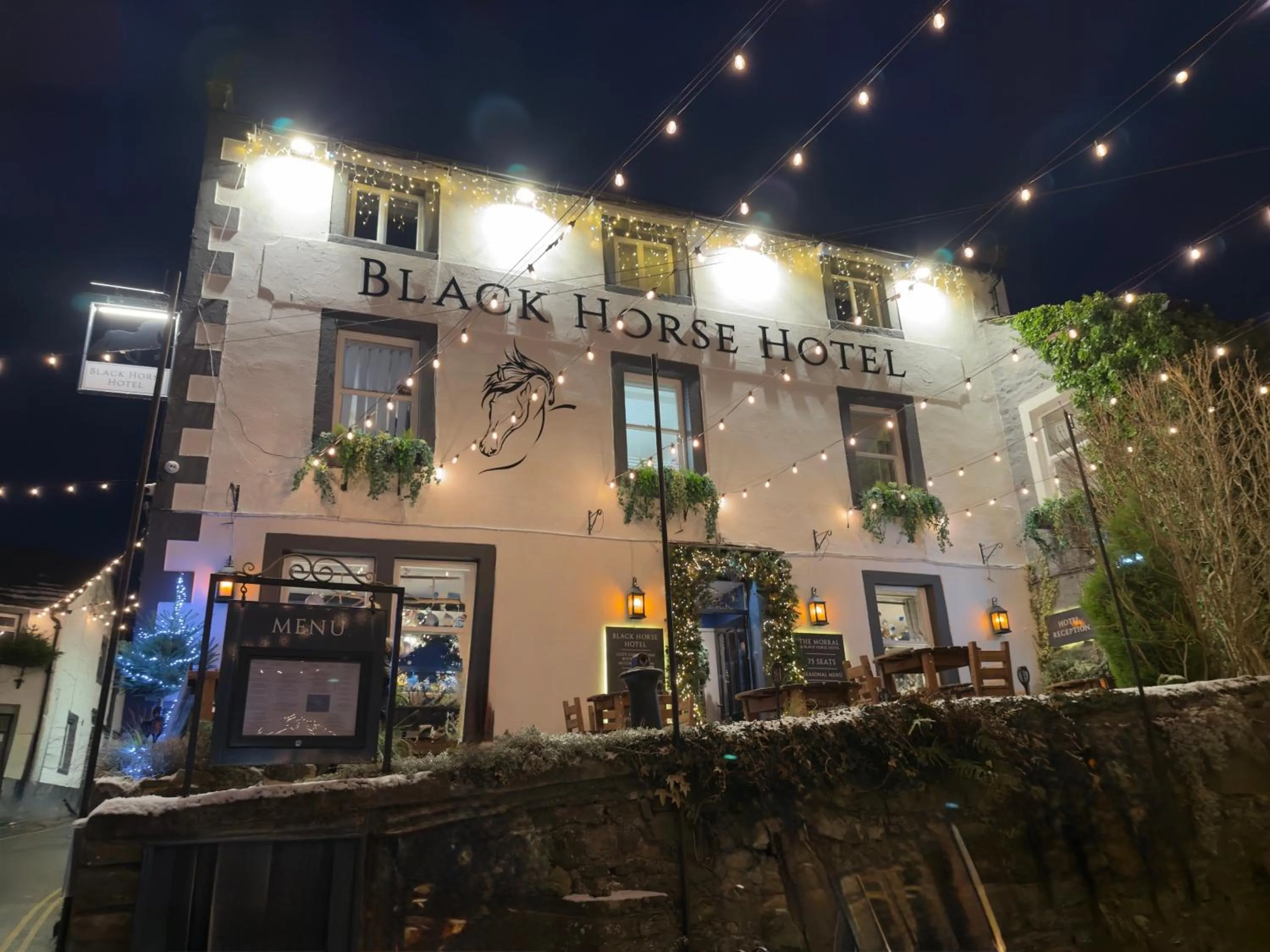 Property building in Black Horse Hotel