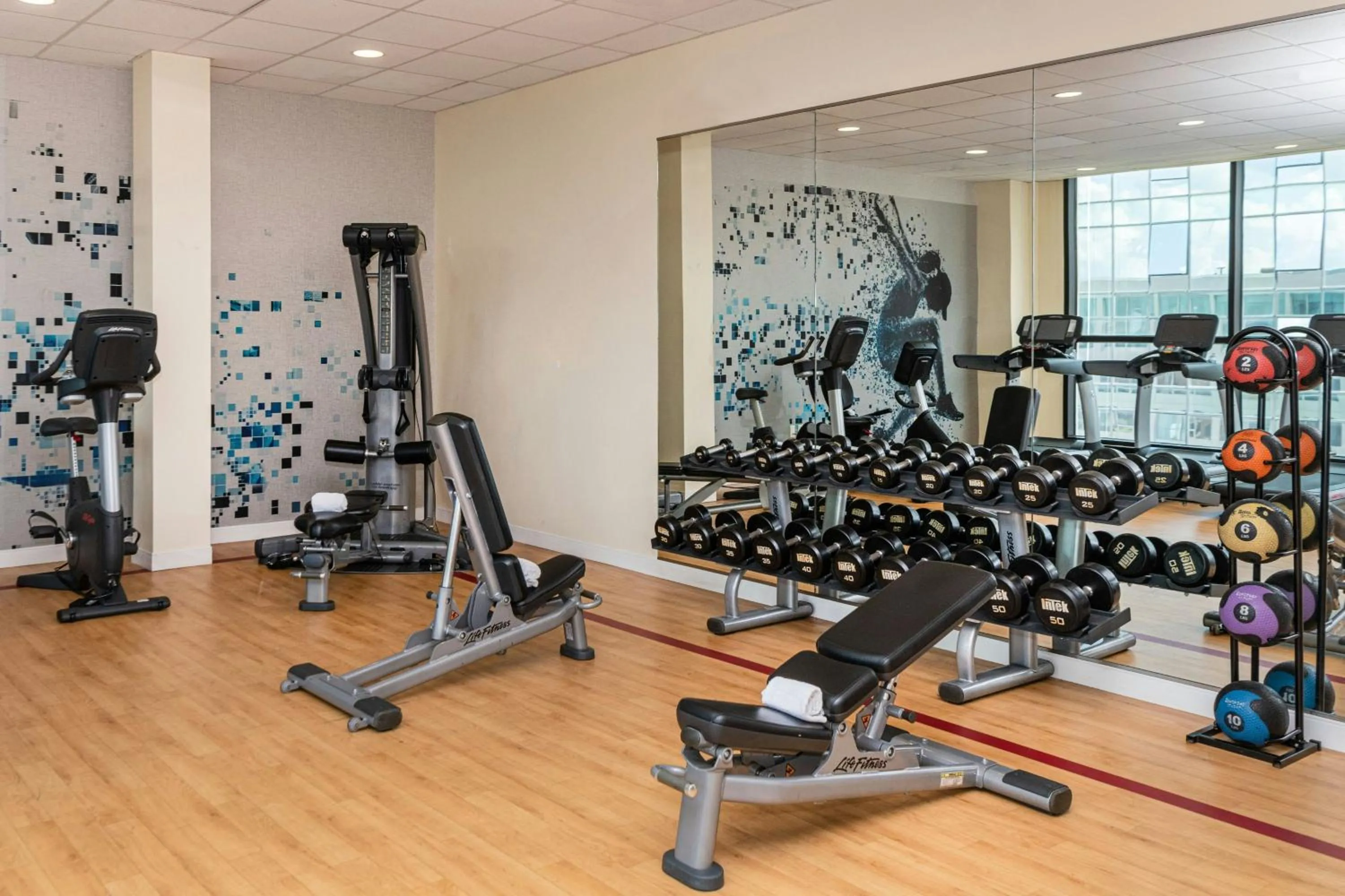 Fitness centre/facilities in Sheraton Indianapolis City Centre Hotel