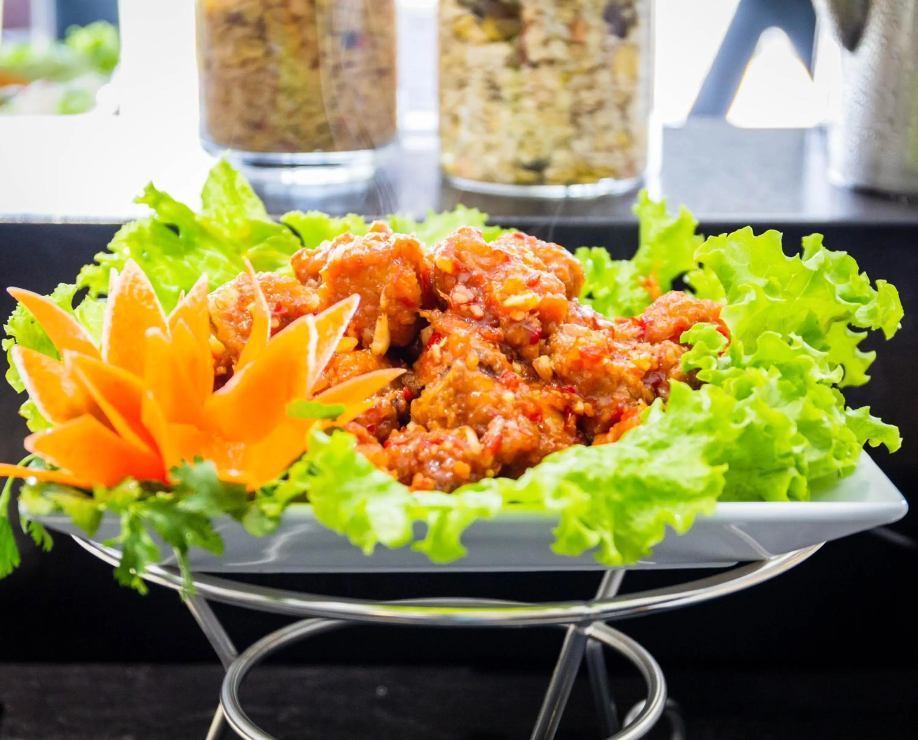 Breakfast in Michi's hotel laocai