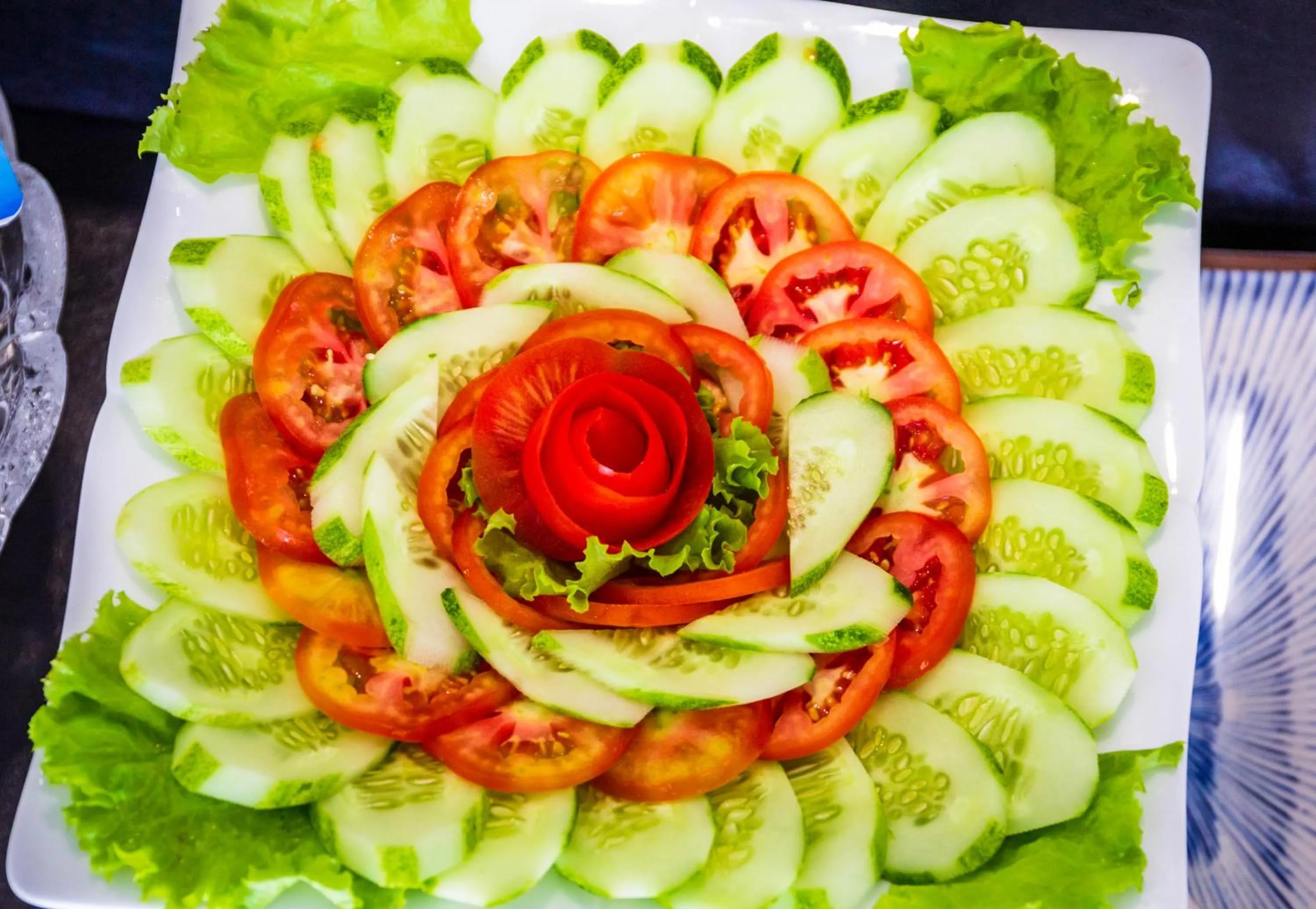 Breakfast in Michi's hotel laocai