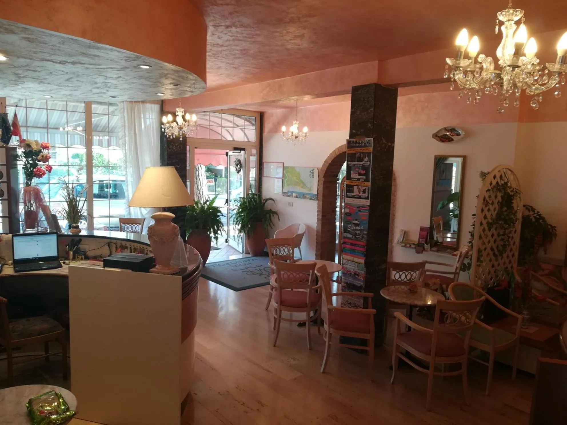 Lobby or reception in Hotel Marco Polo