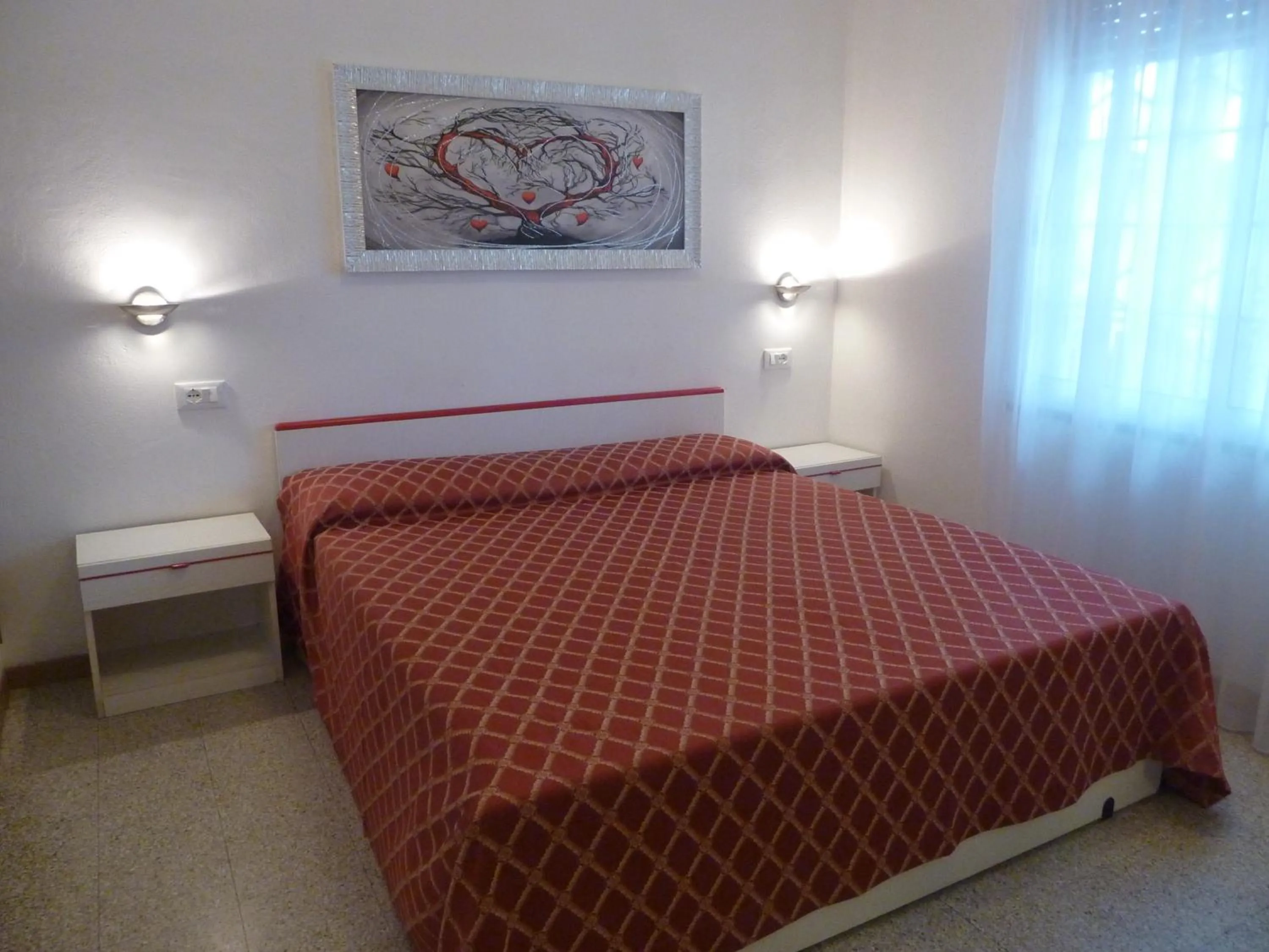 Bed in Hotel Marco Polo