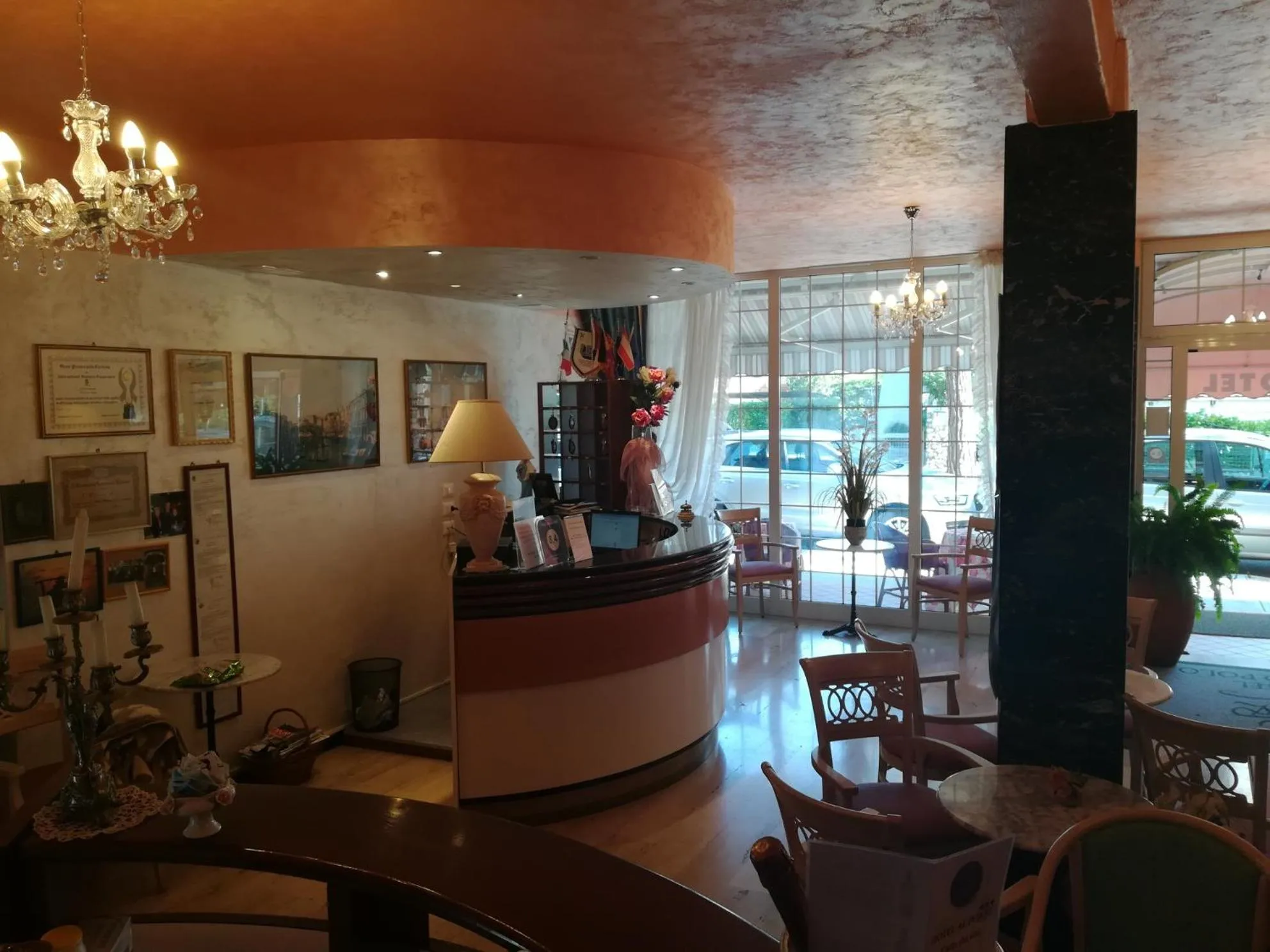 Lobby or reception in Hotel Marco Polo