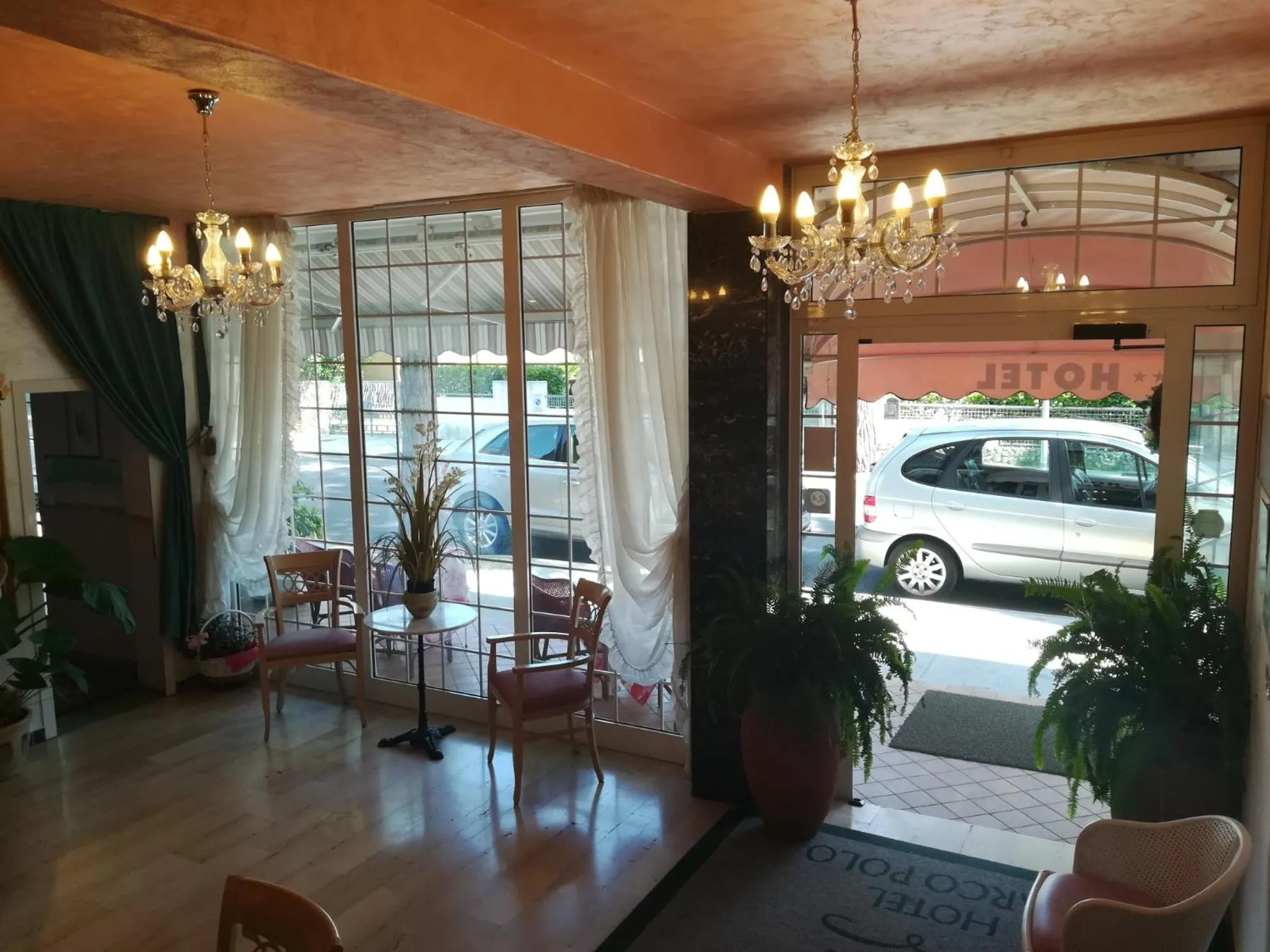 Lobby or reception in Hotel Marco Polo