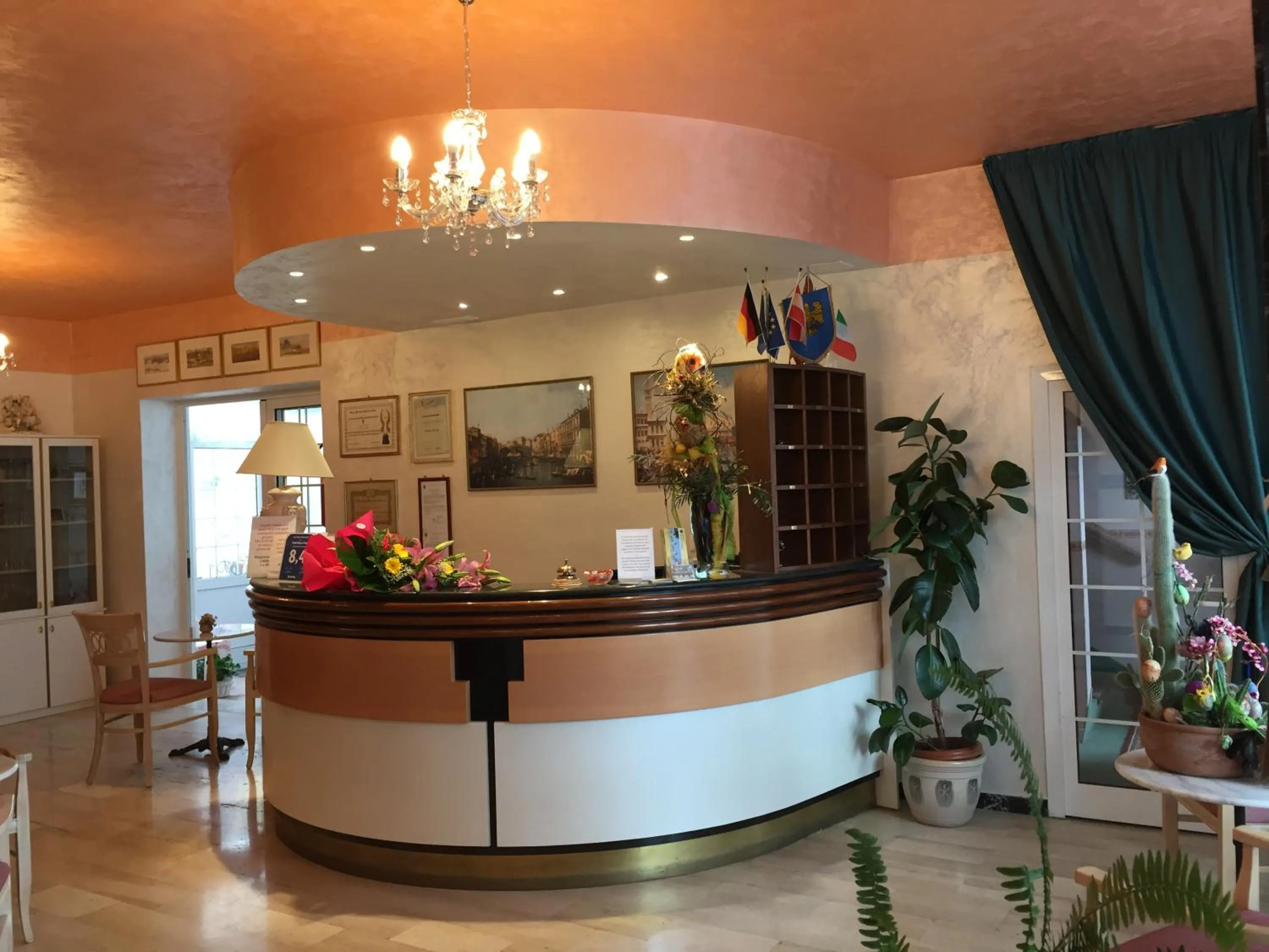 Lobby or reception in Hotel Marco Polo