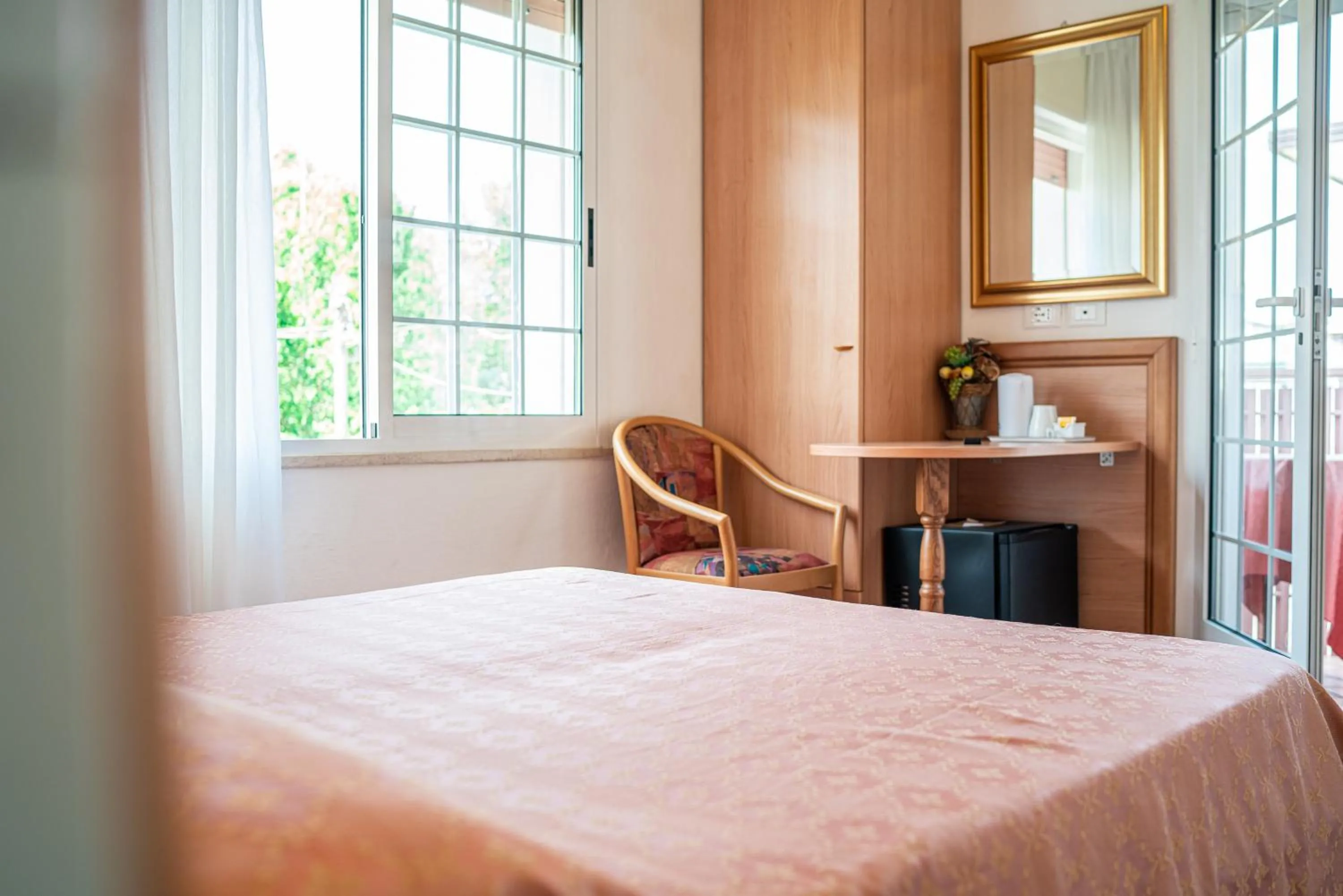 Bed in Hotel Marco Polo