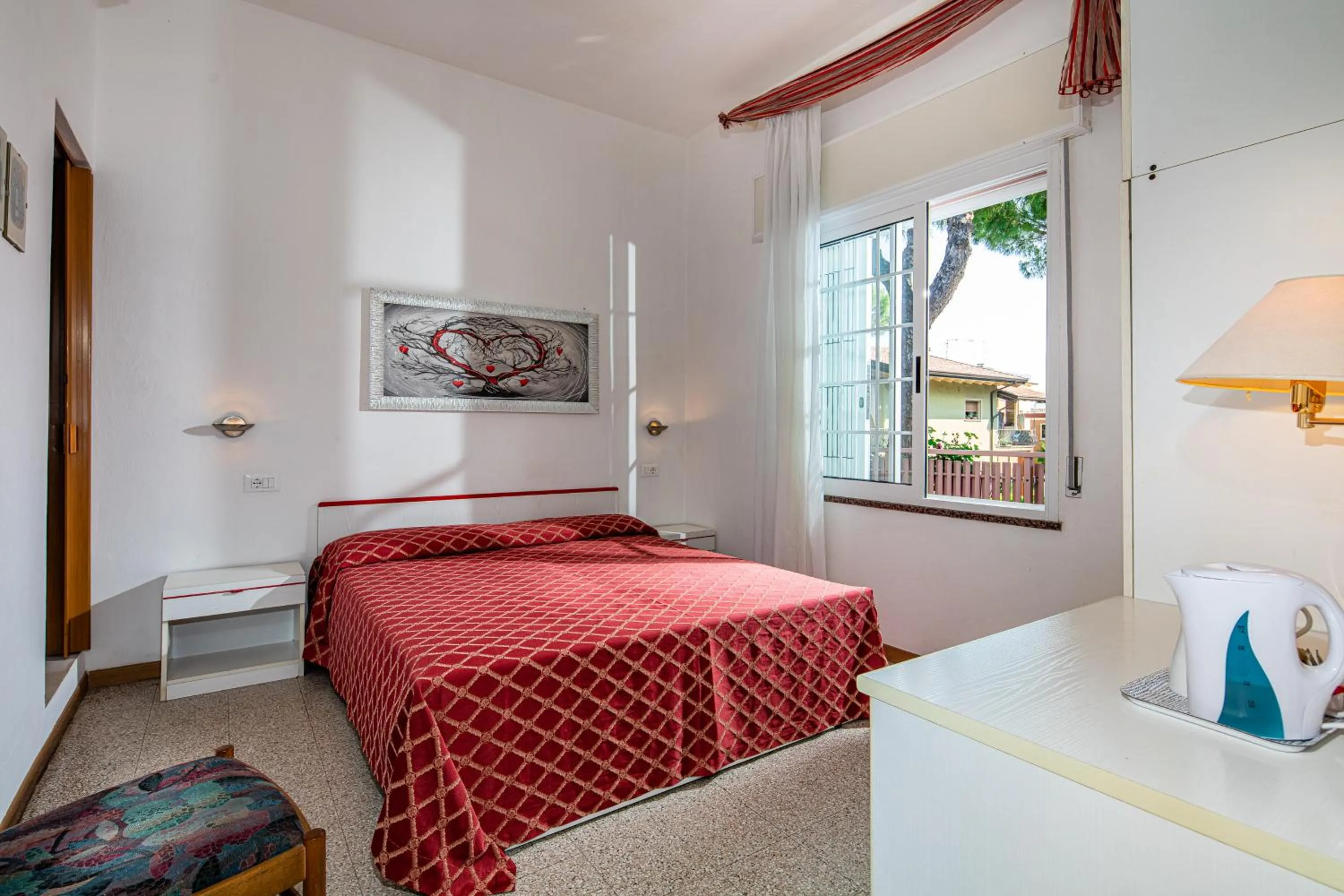 Bed in Hotel Marco Polo