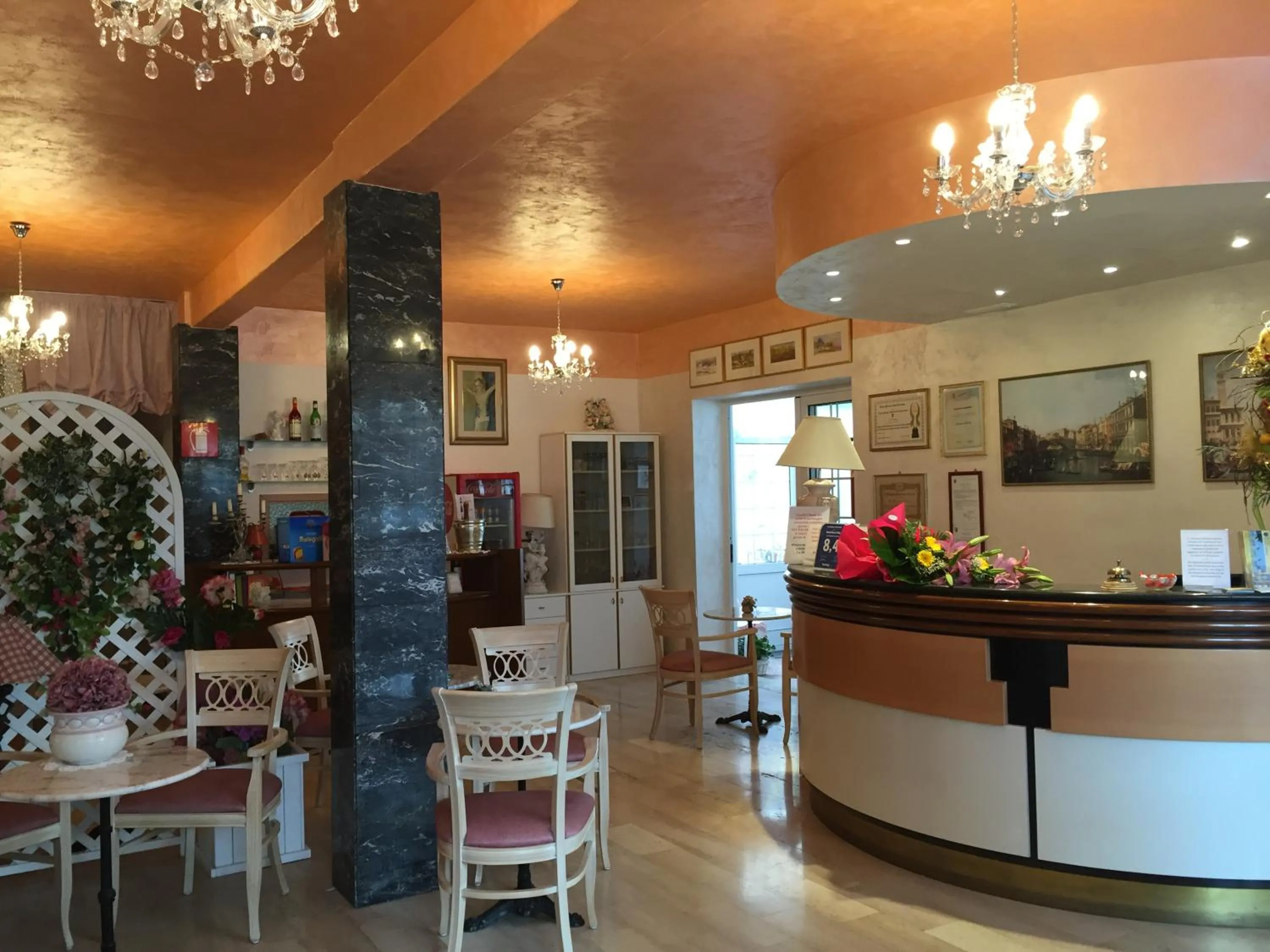 Lobby or reception in Hotel Marco Polo