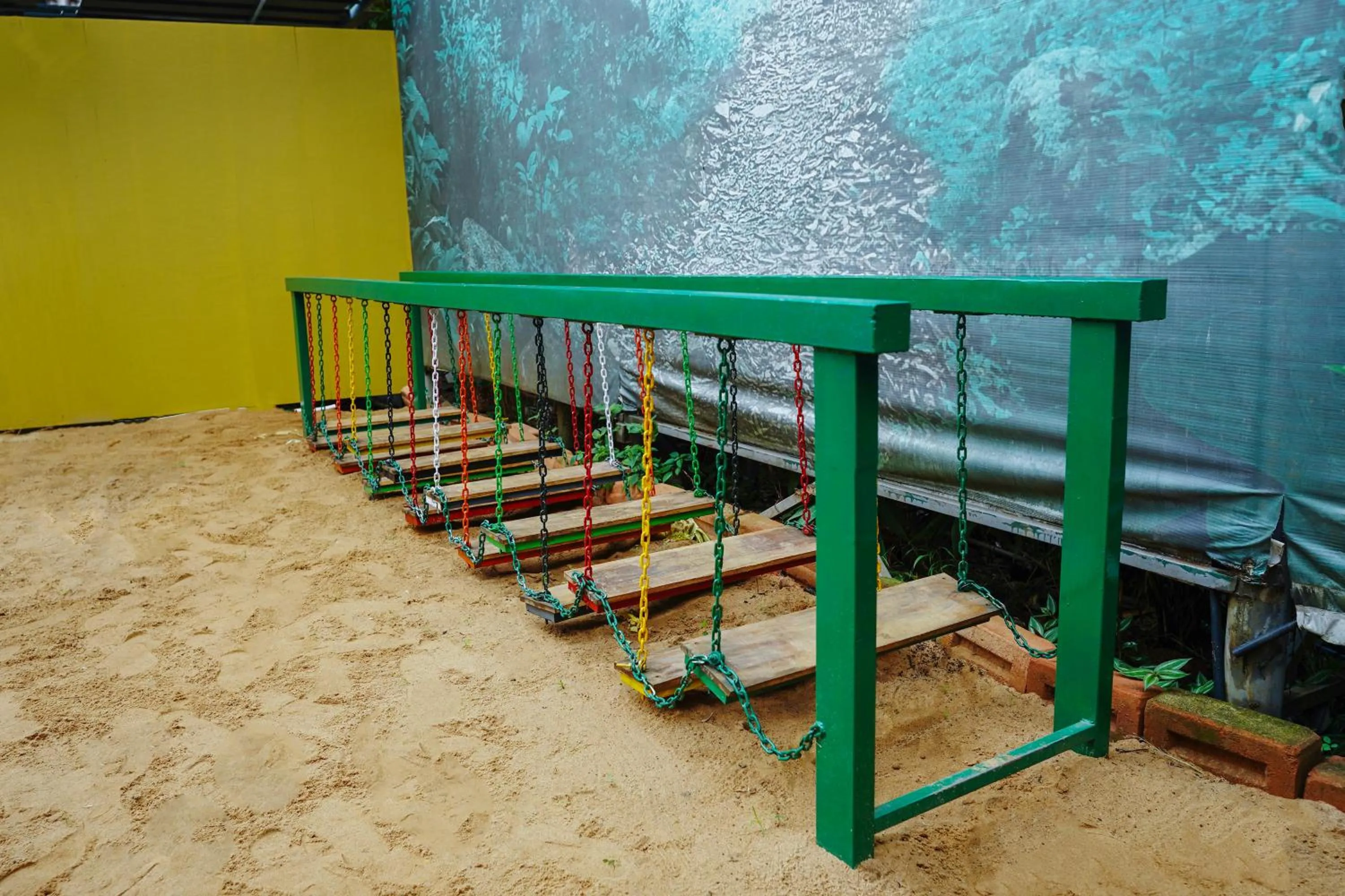 Children play ground in Kuruva Island Resort And Spa - By KABINI BREEZE