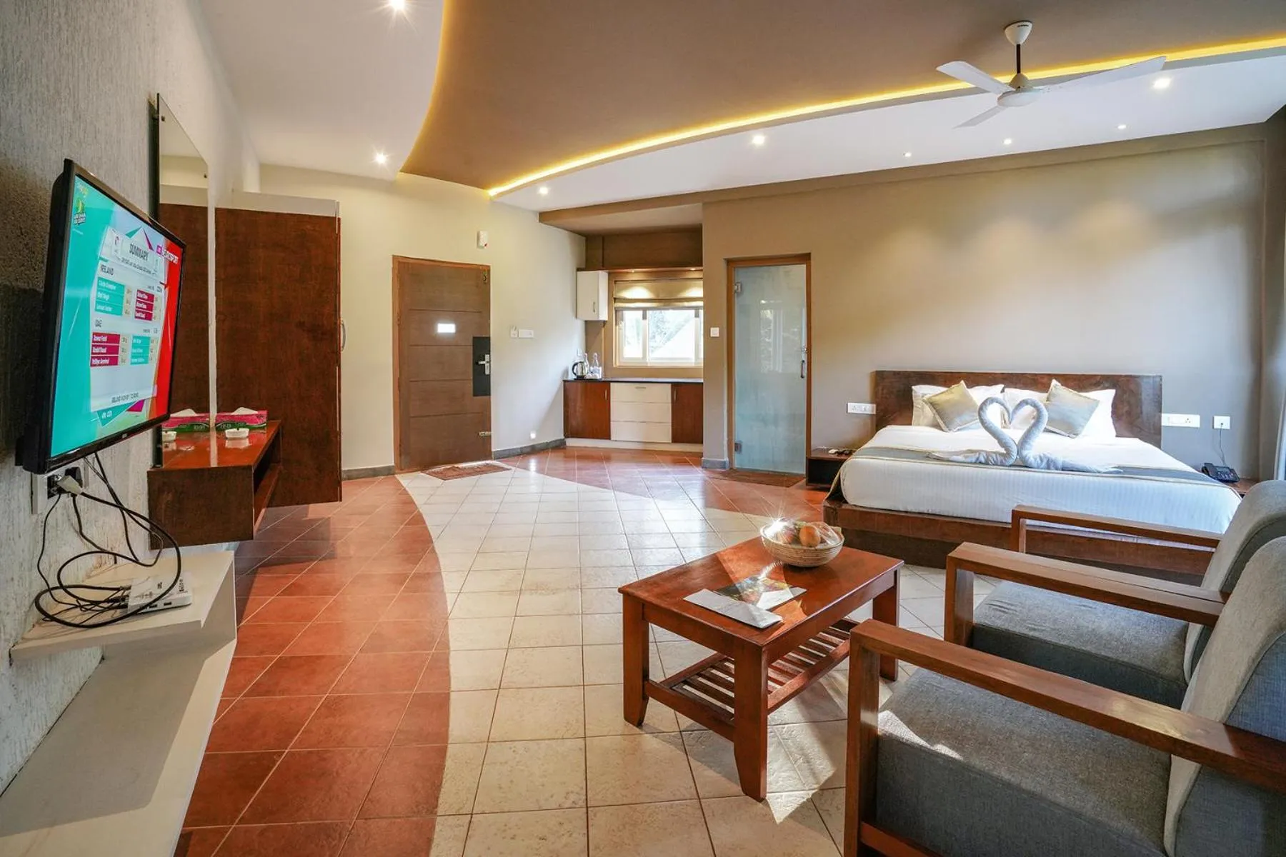 Photo of the whole room, Bed in Kuruva Island Resort And Spa - By KABINI BREEZE