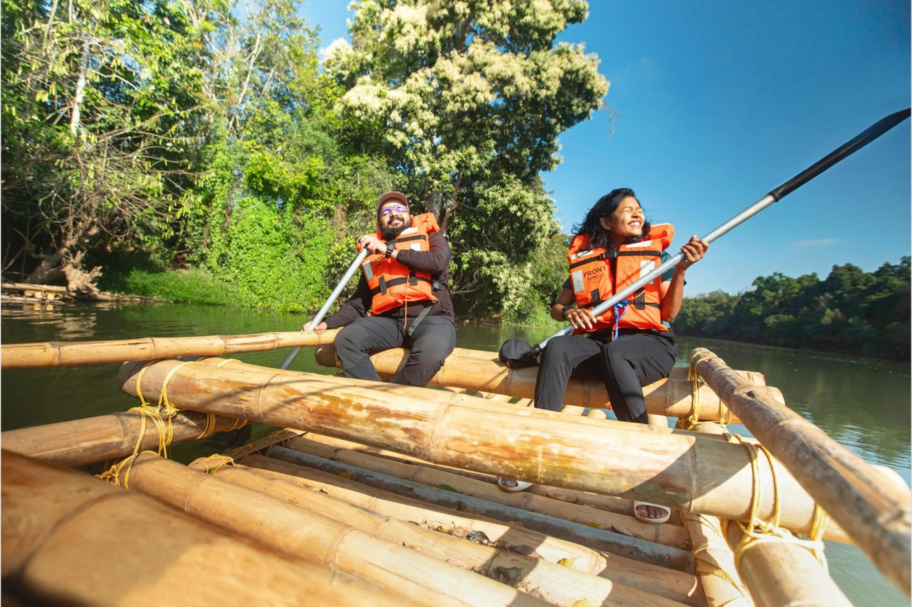 Swimming pool in Kuruva Island Resort And Spa - By KABINI BREEZE