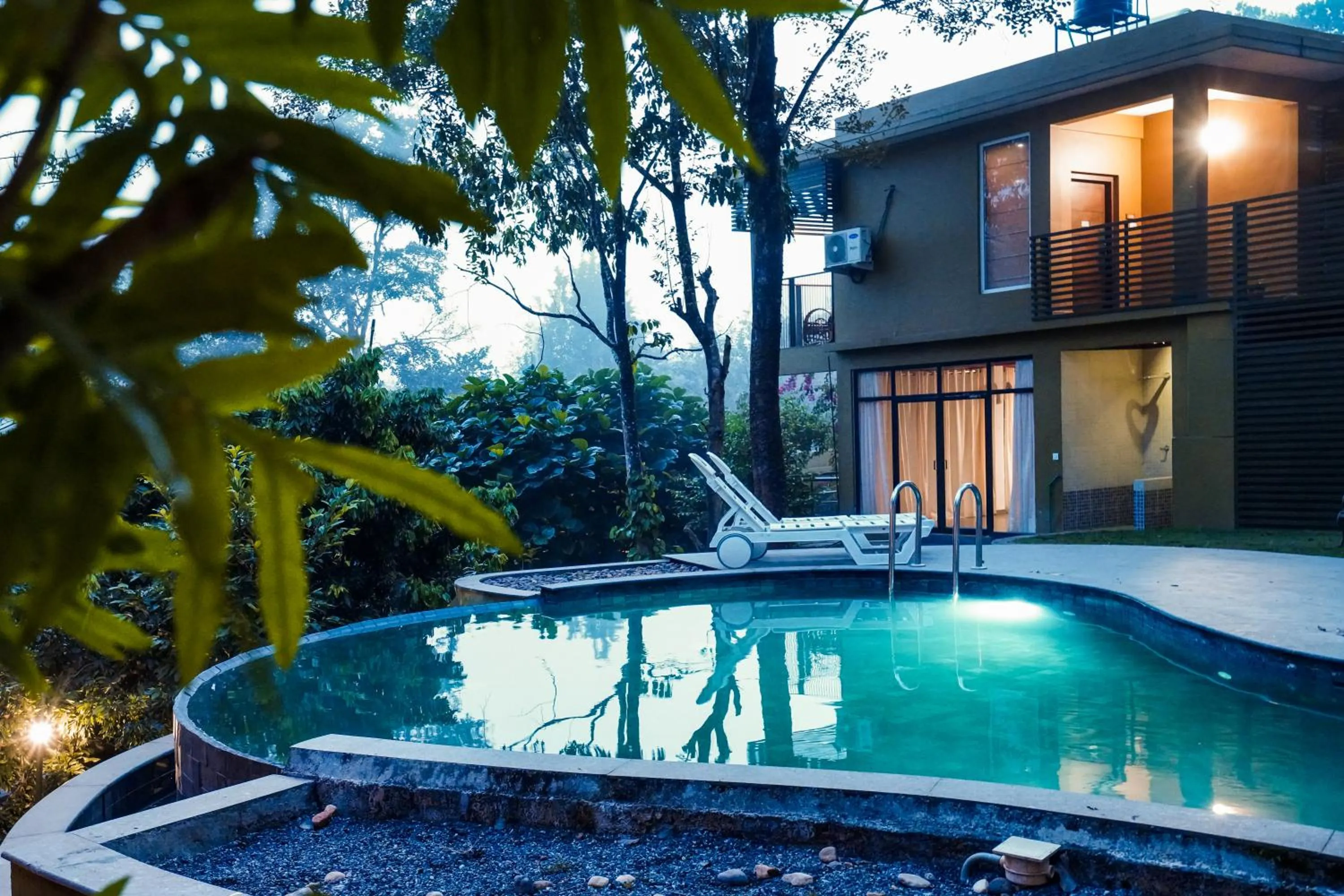 Swimming pool in Kuruva Island Resort And Spa - By KABINI BREEZE