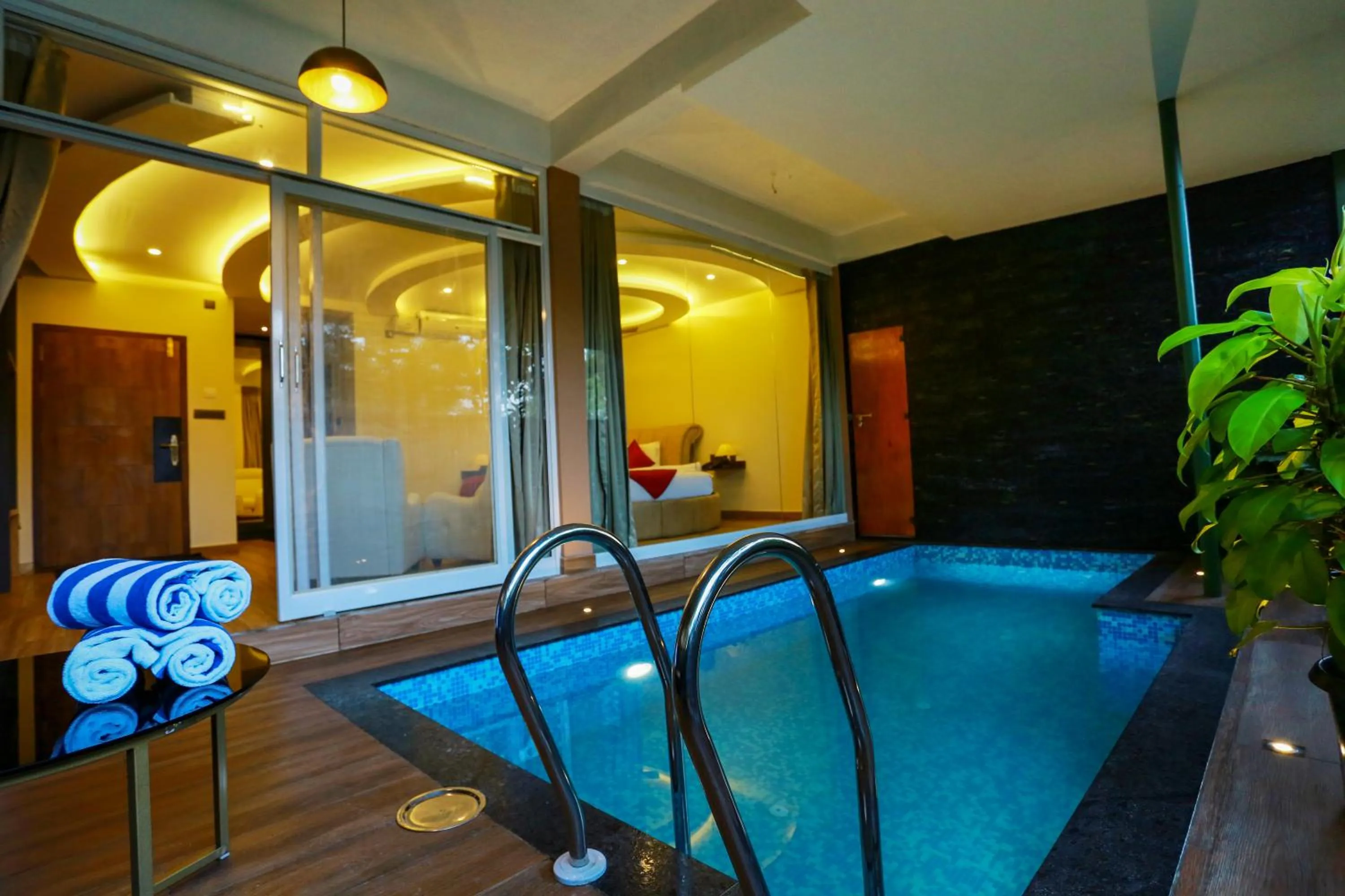 Pool view in Kuruva Island Resort And Spa - By KABINI BREEZE