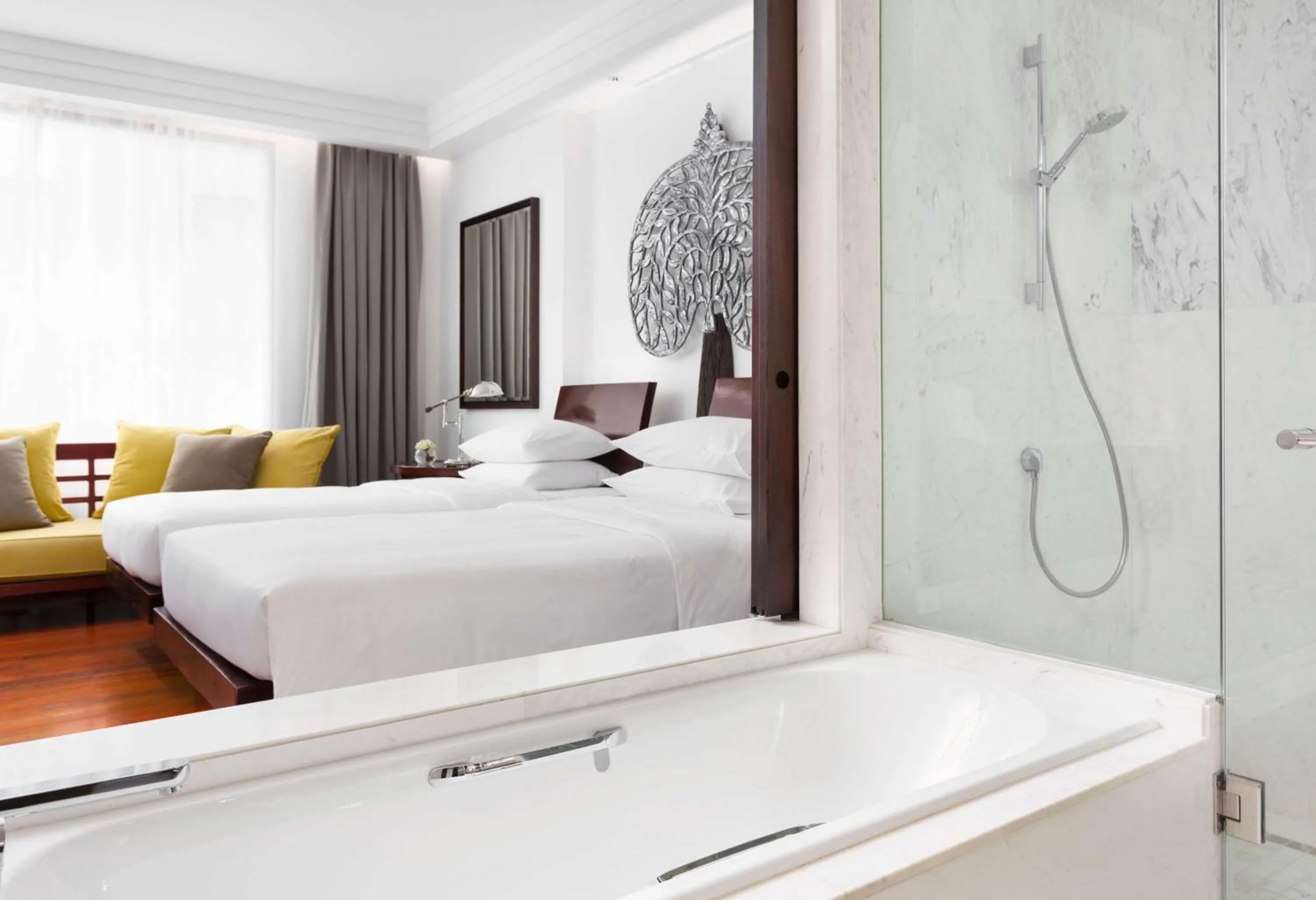 Bathroom, Bed in Park Hyatt Siem Reap