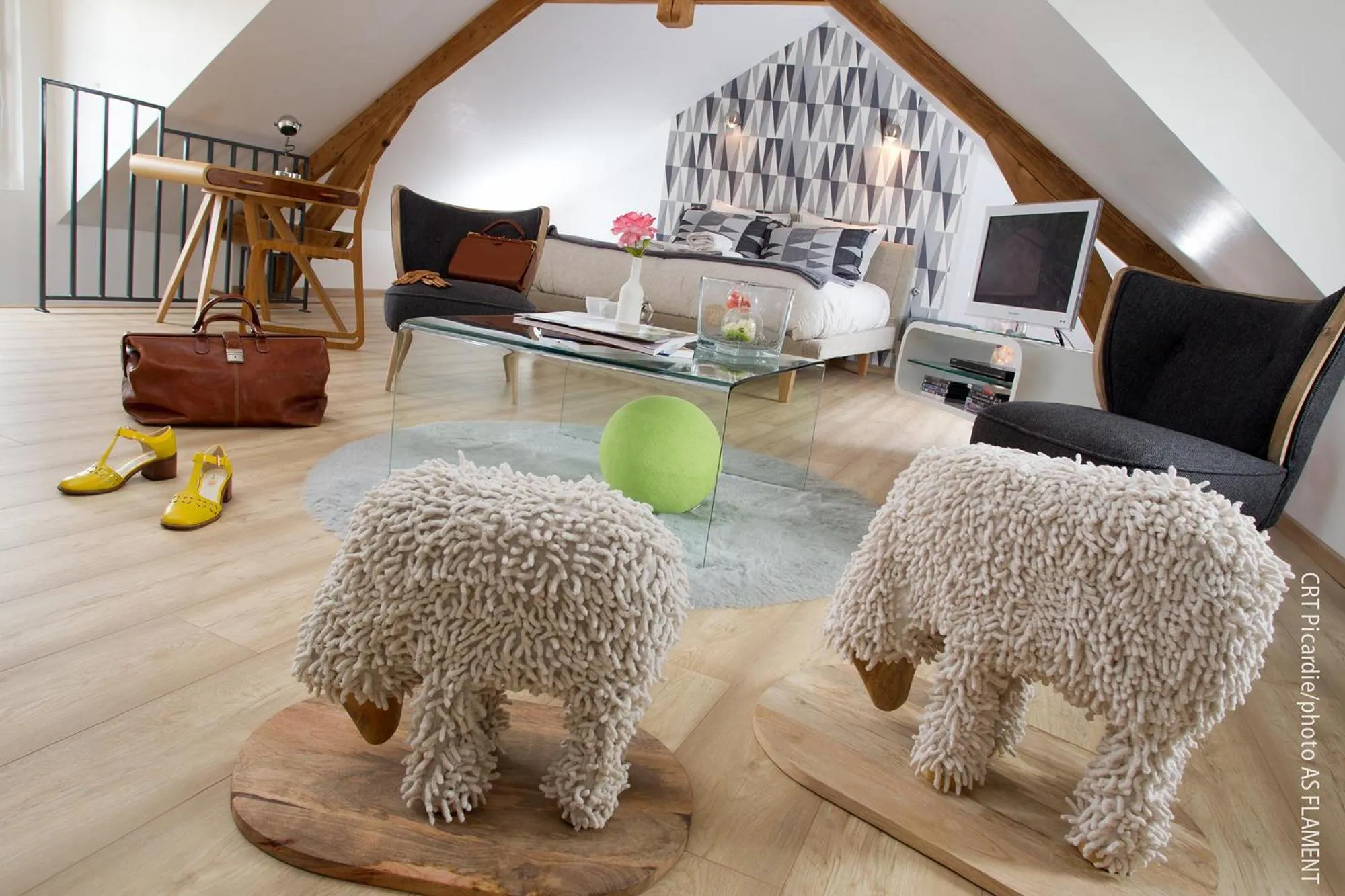 Bedroom in Chez Ric et Fer