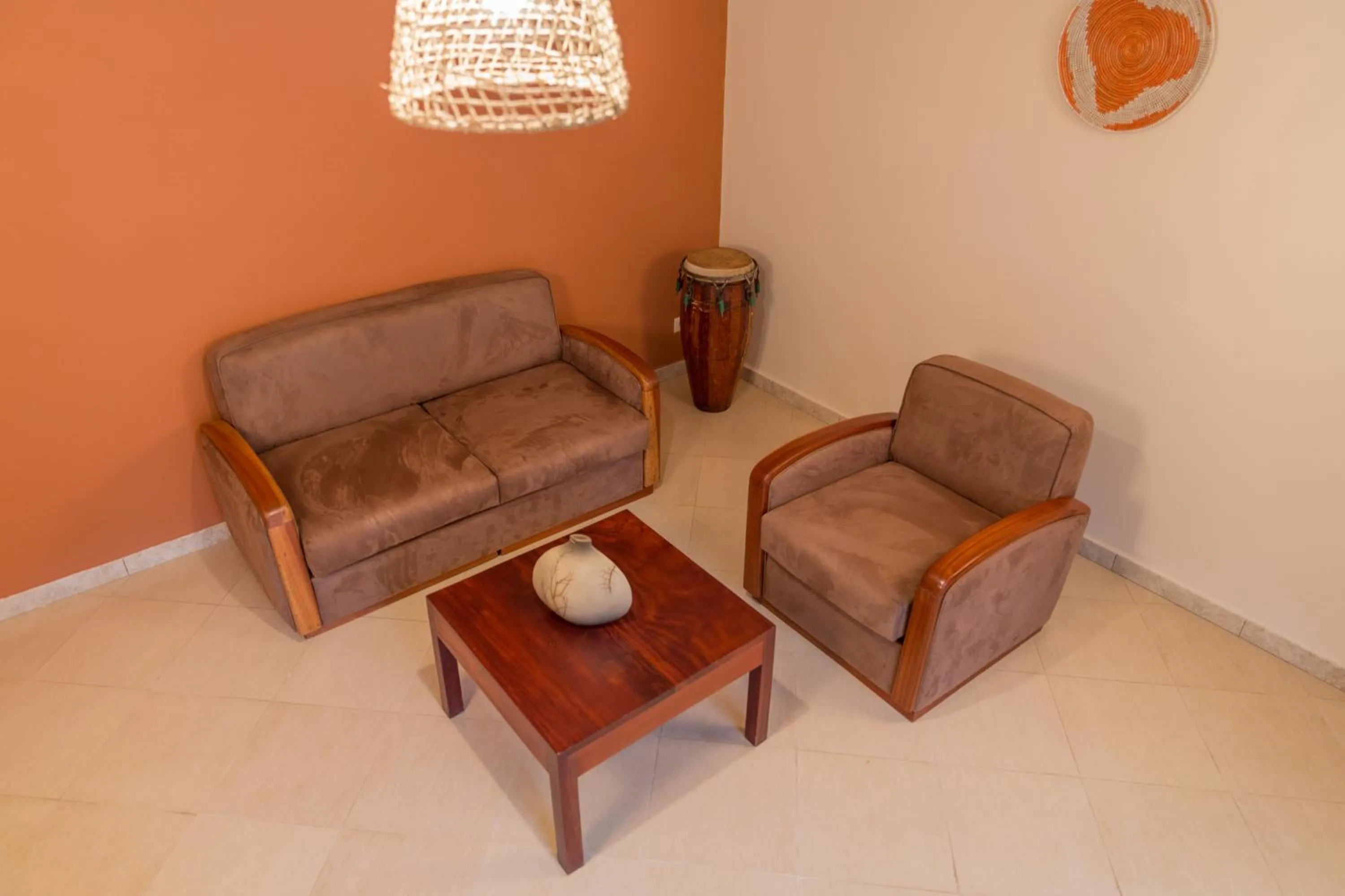 Seating area in Airport Hotel Casino du Cap-vert