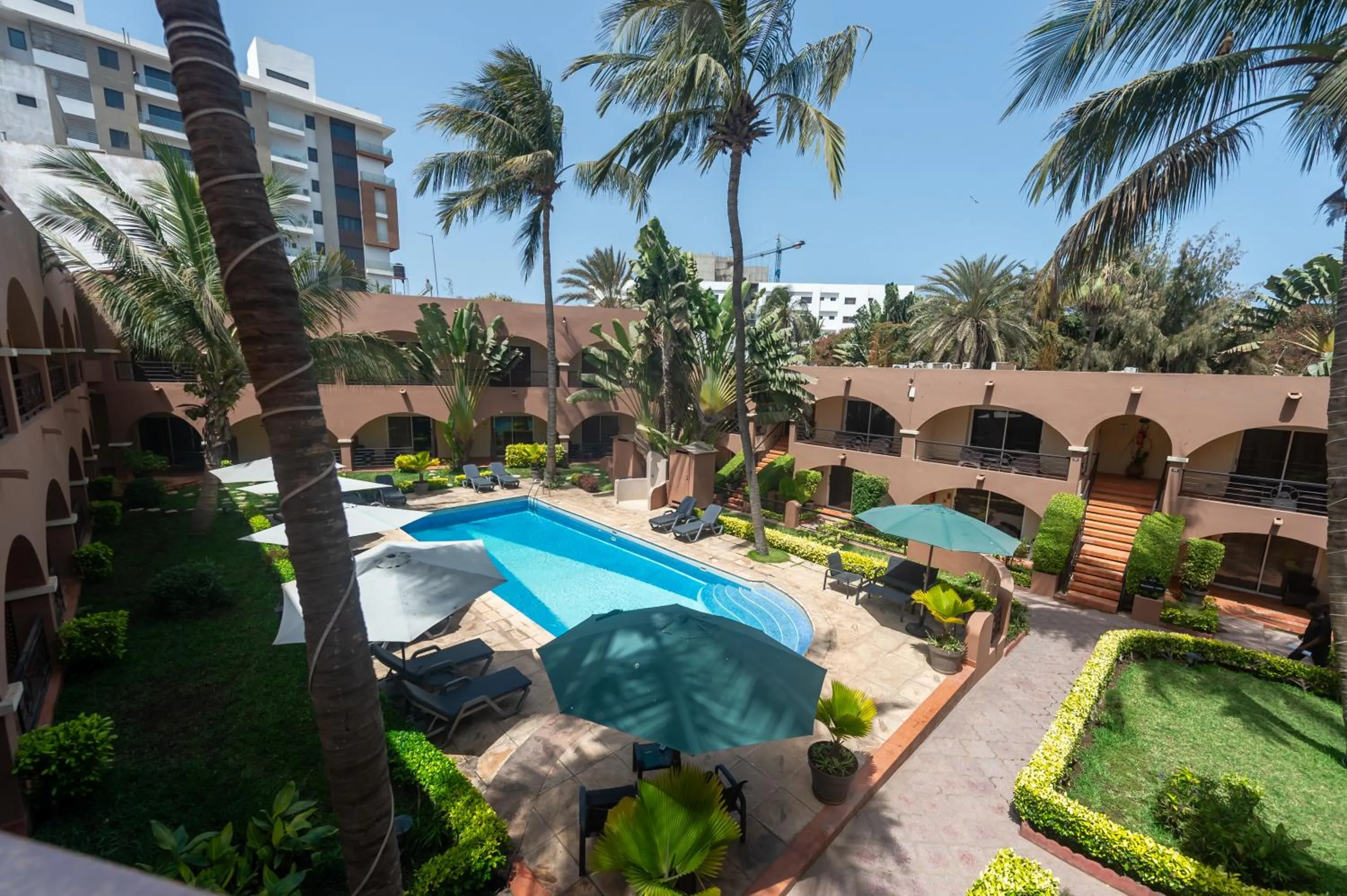 Garden in Airport Hotel Casino du Cap-vert