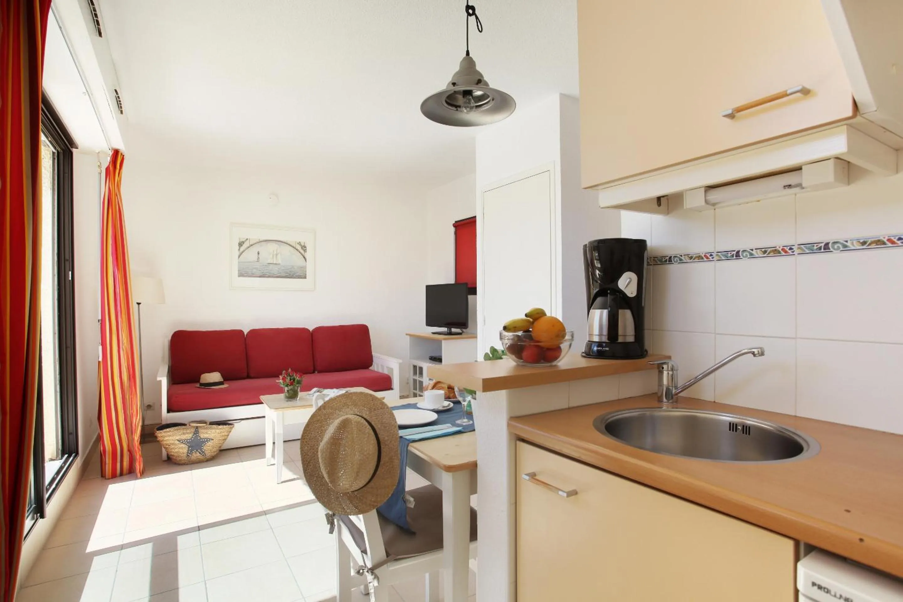 Kitchen or kitchenette in Résidence Odalys Saint Loup