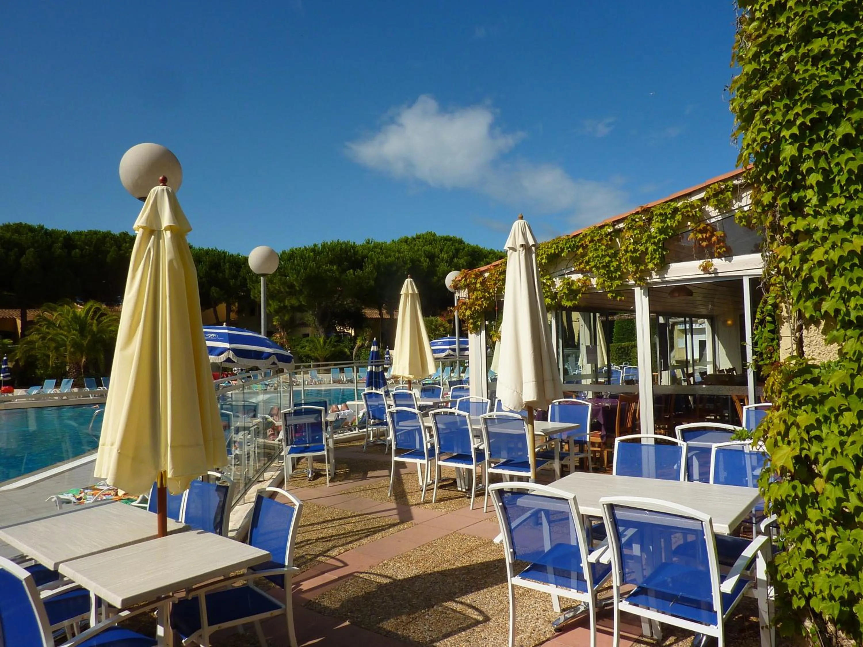 Balcony/Terrace in Résidence Odalys Saint Loup