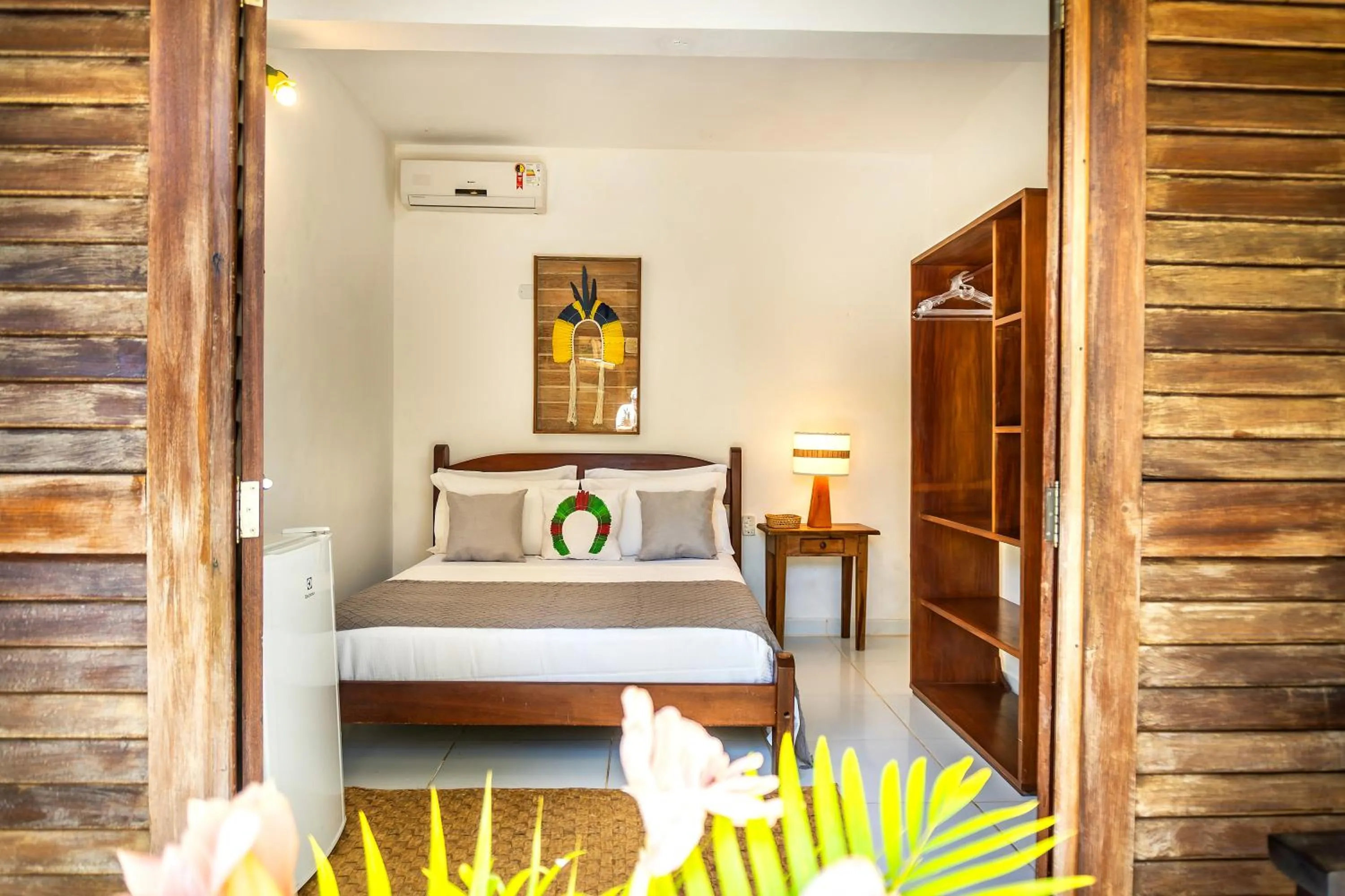 Bed in Pousada Campestre