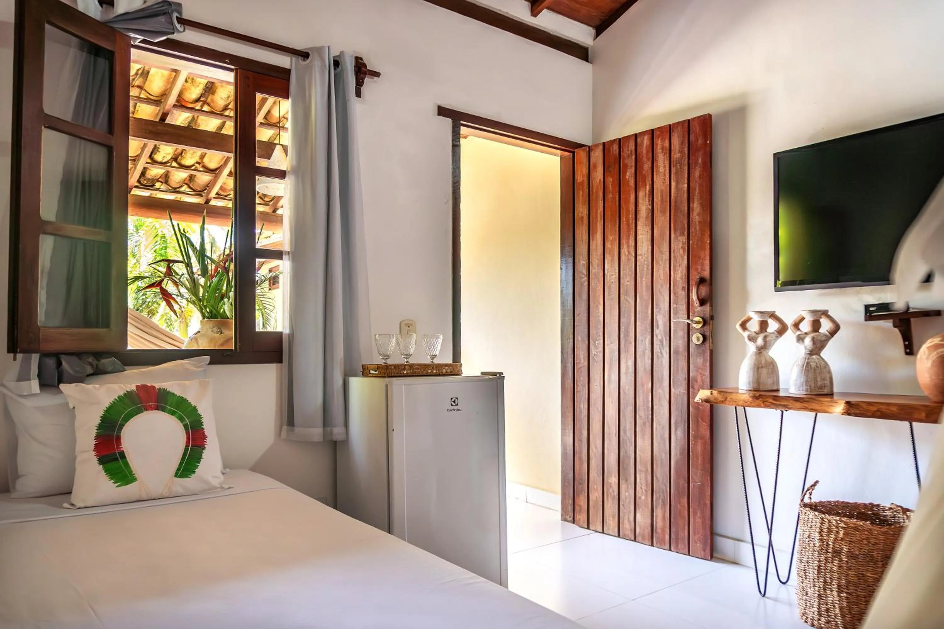 Bed in Pousada Campestre