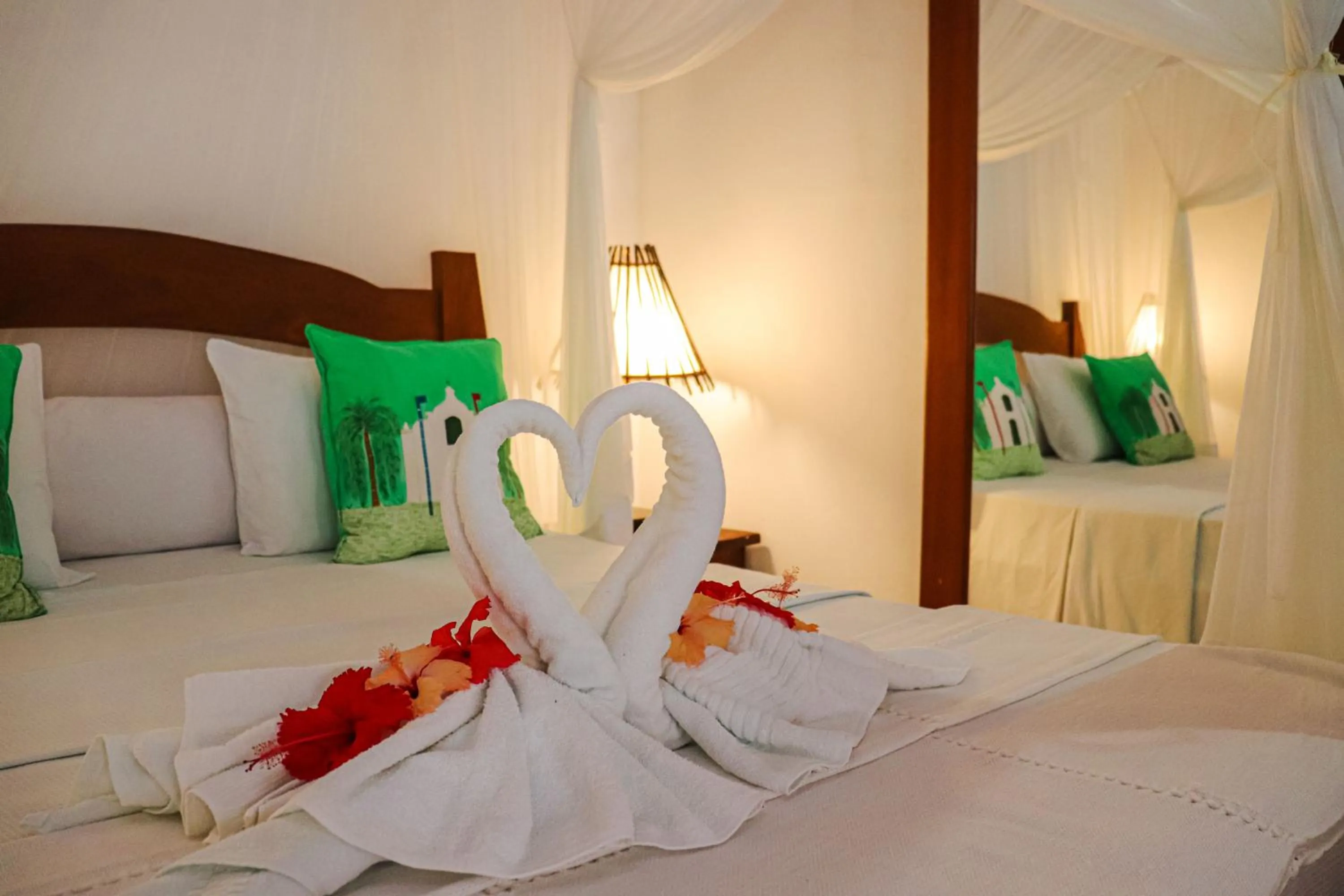 Bed in Pousada Campestre