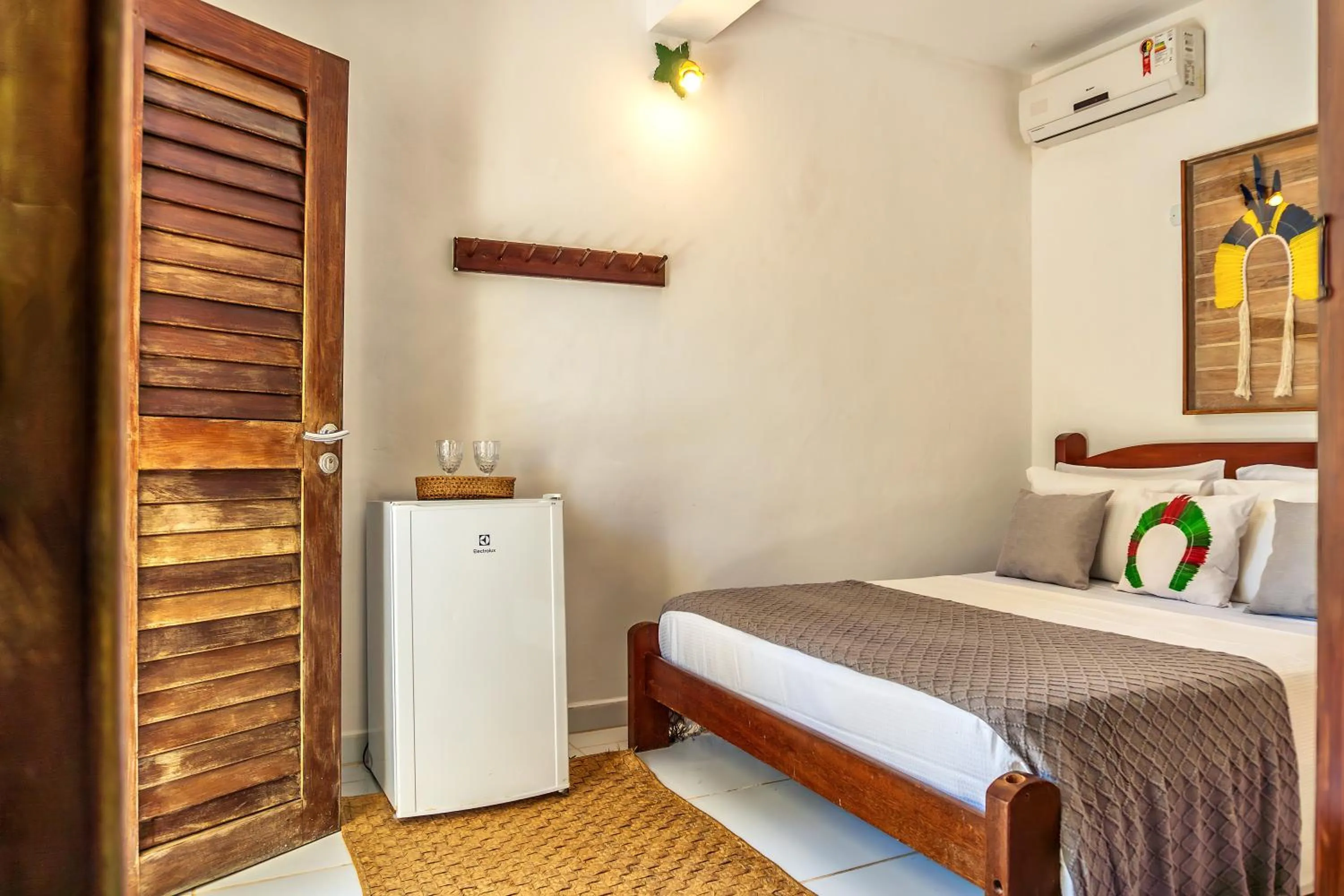 Bed in Pousada Campestre