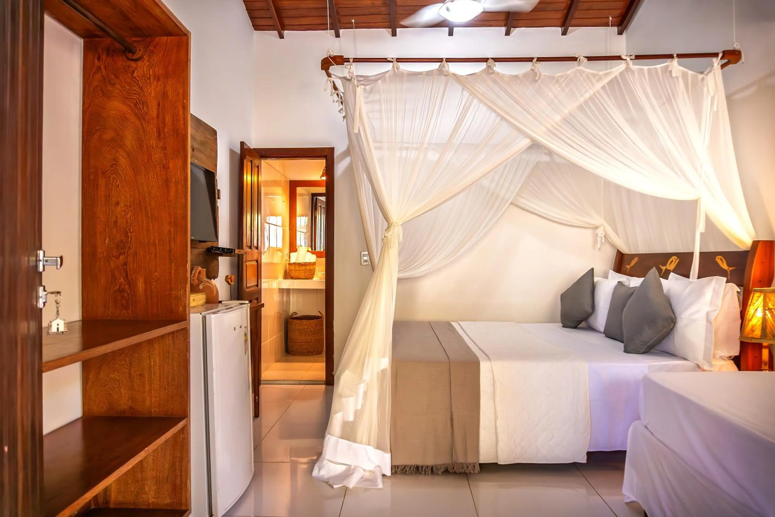 Bed in Pousada Campestre