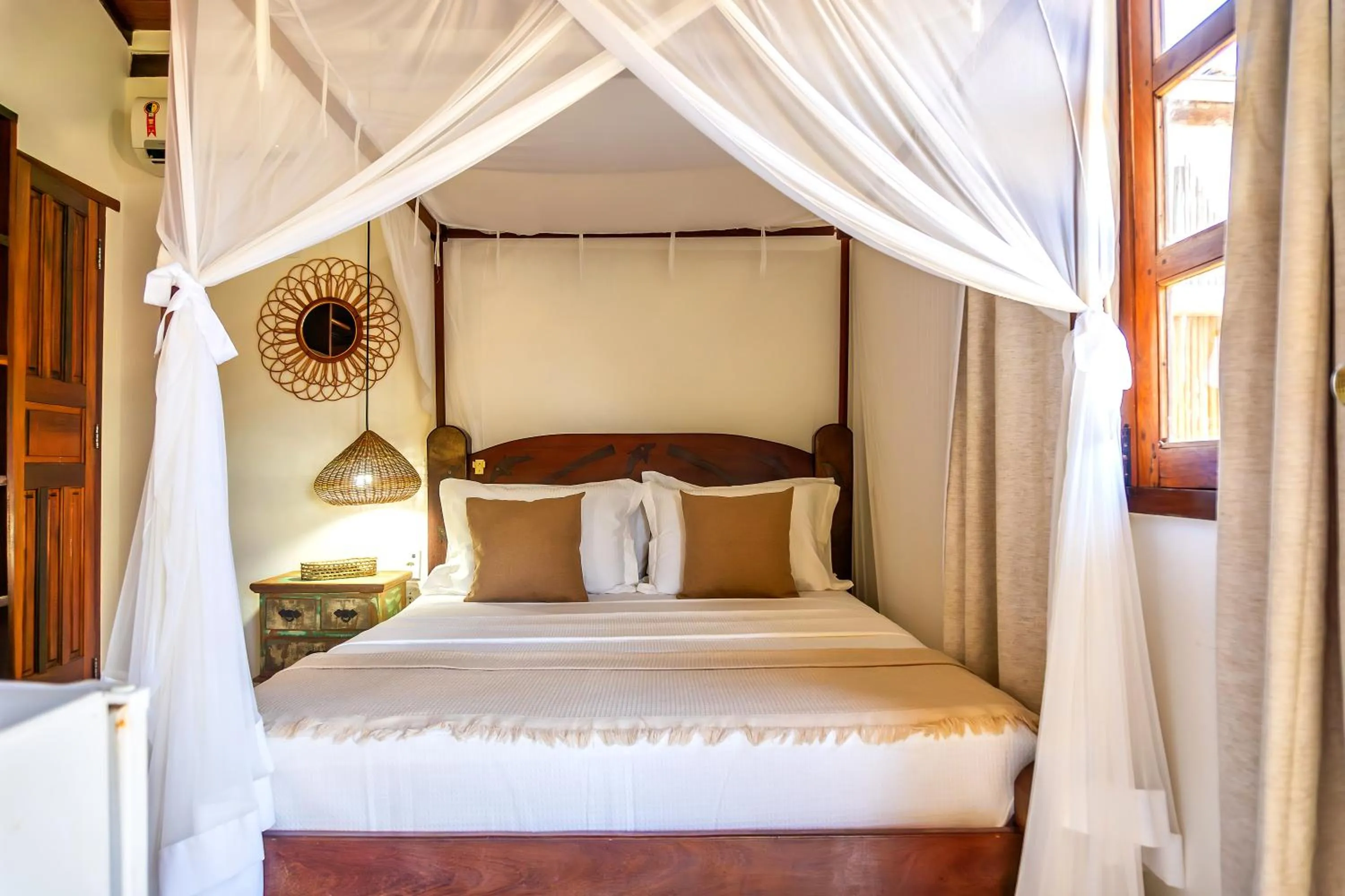 Bed in Pousada Campestre