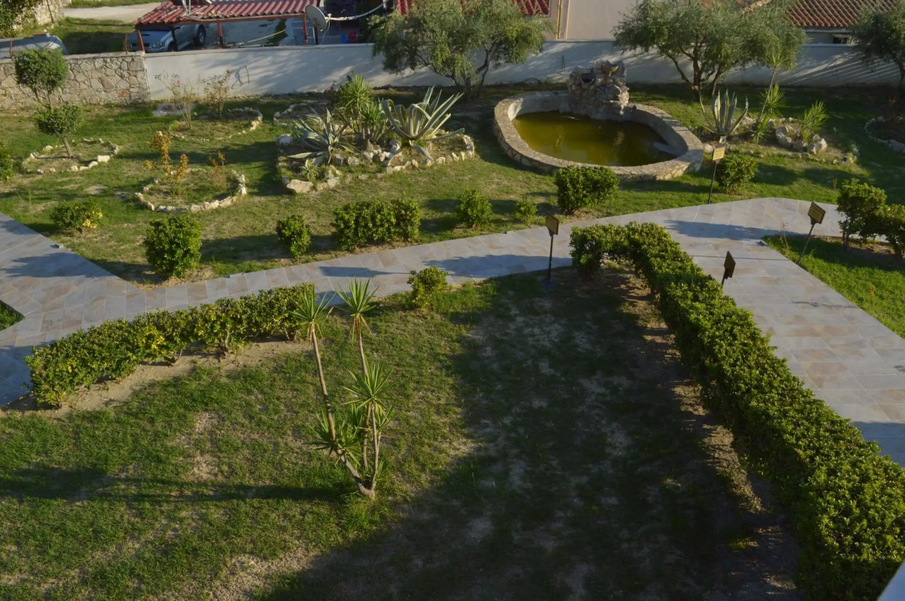 Garden view in Anagenessis Resort Garden view in Anagenessis Resort