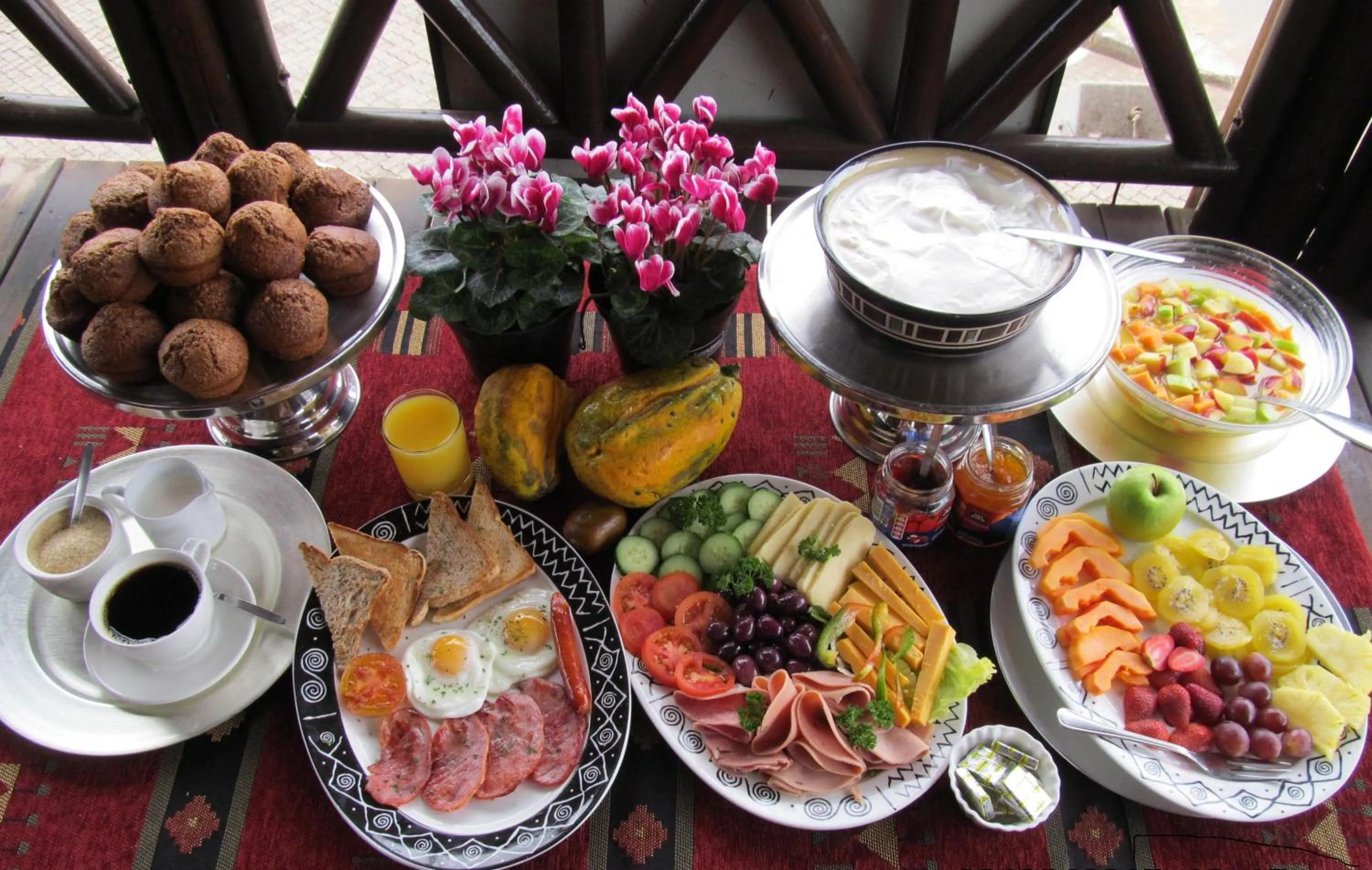Food close-up in The Woodsman Bed and Breakfast