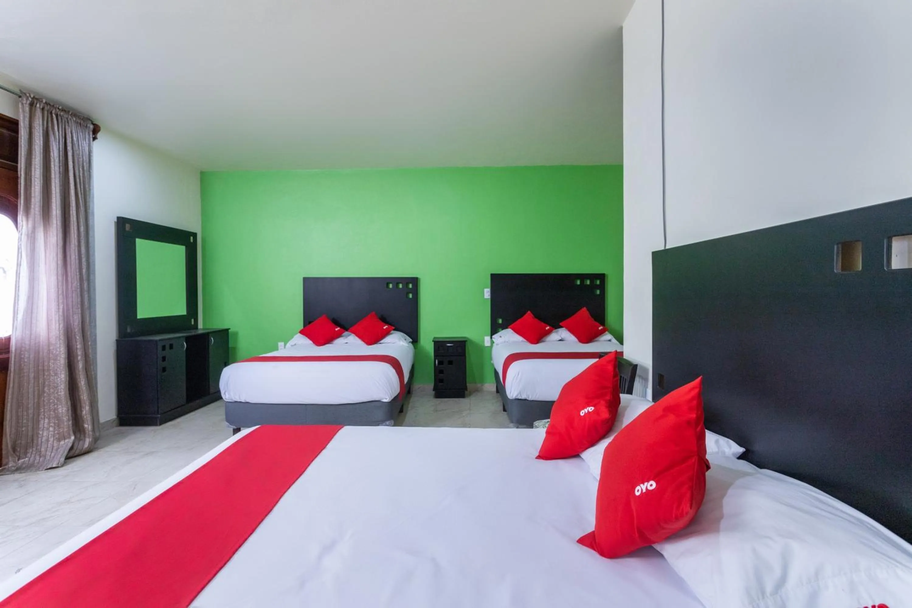 Bedroom, Bed in Capital O Hotel Emperadores Inn, Atlixco