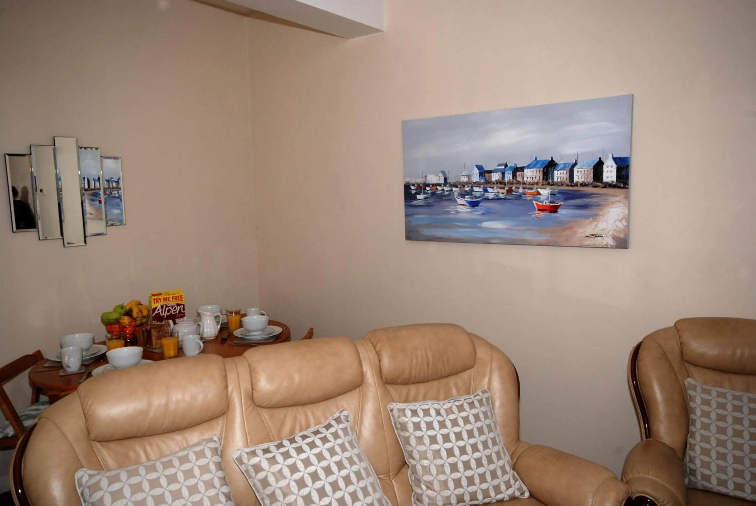 Living room, Seating Area in Saltburn Holidays 1 Park View Loftus