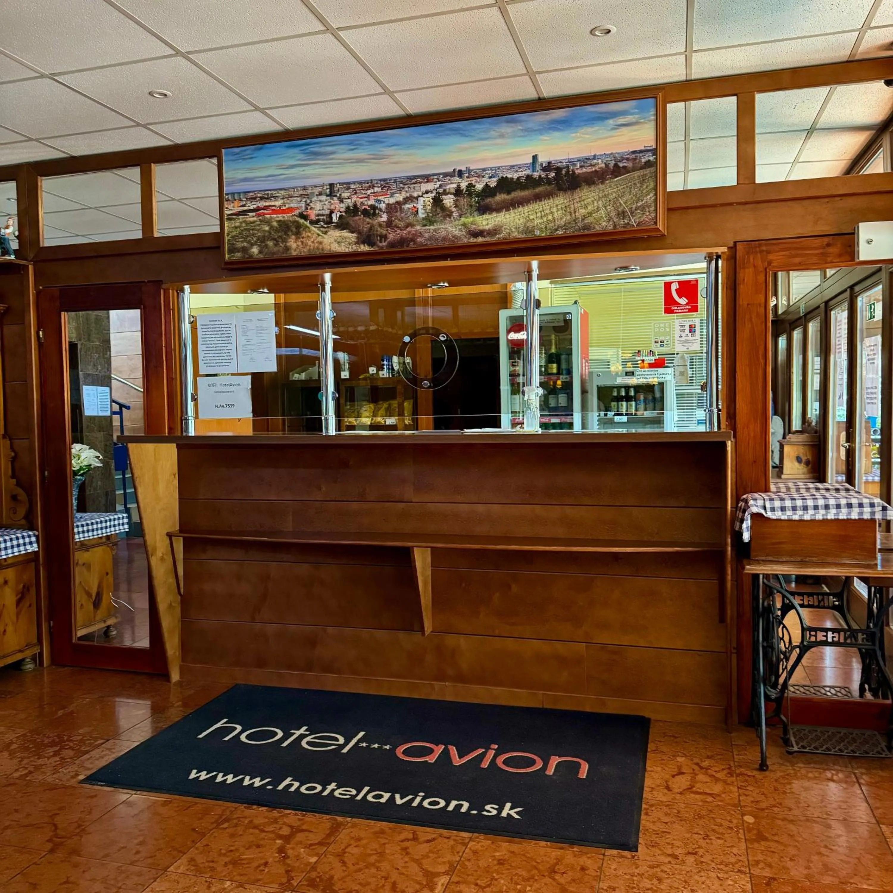 Lobby or reception in Hotel Avion