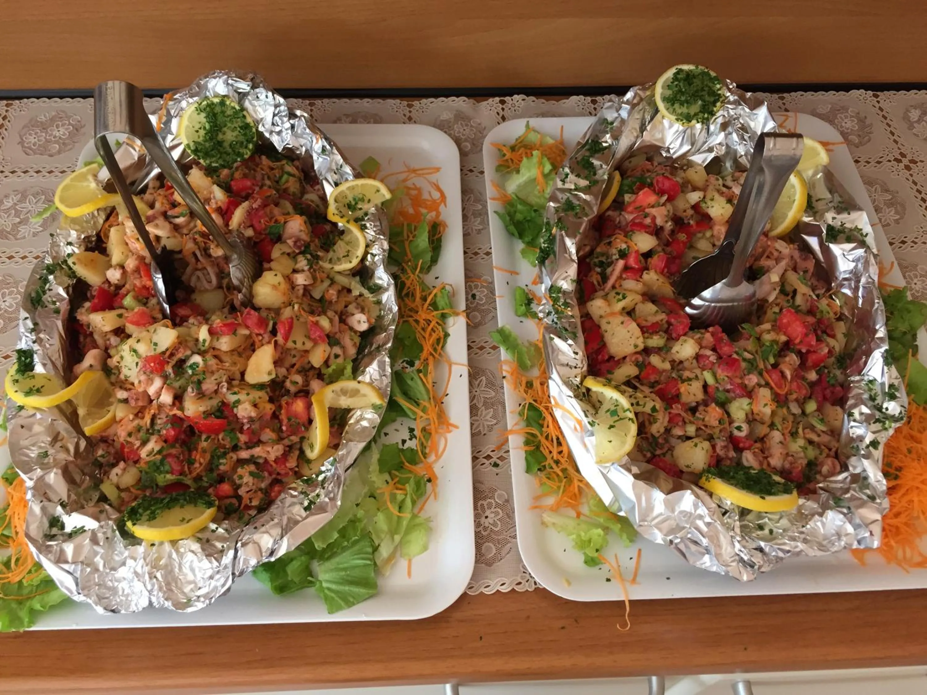 Food close-up in Hotel Monti