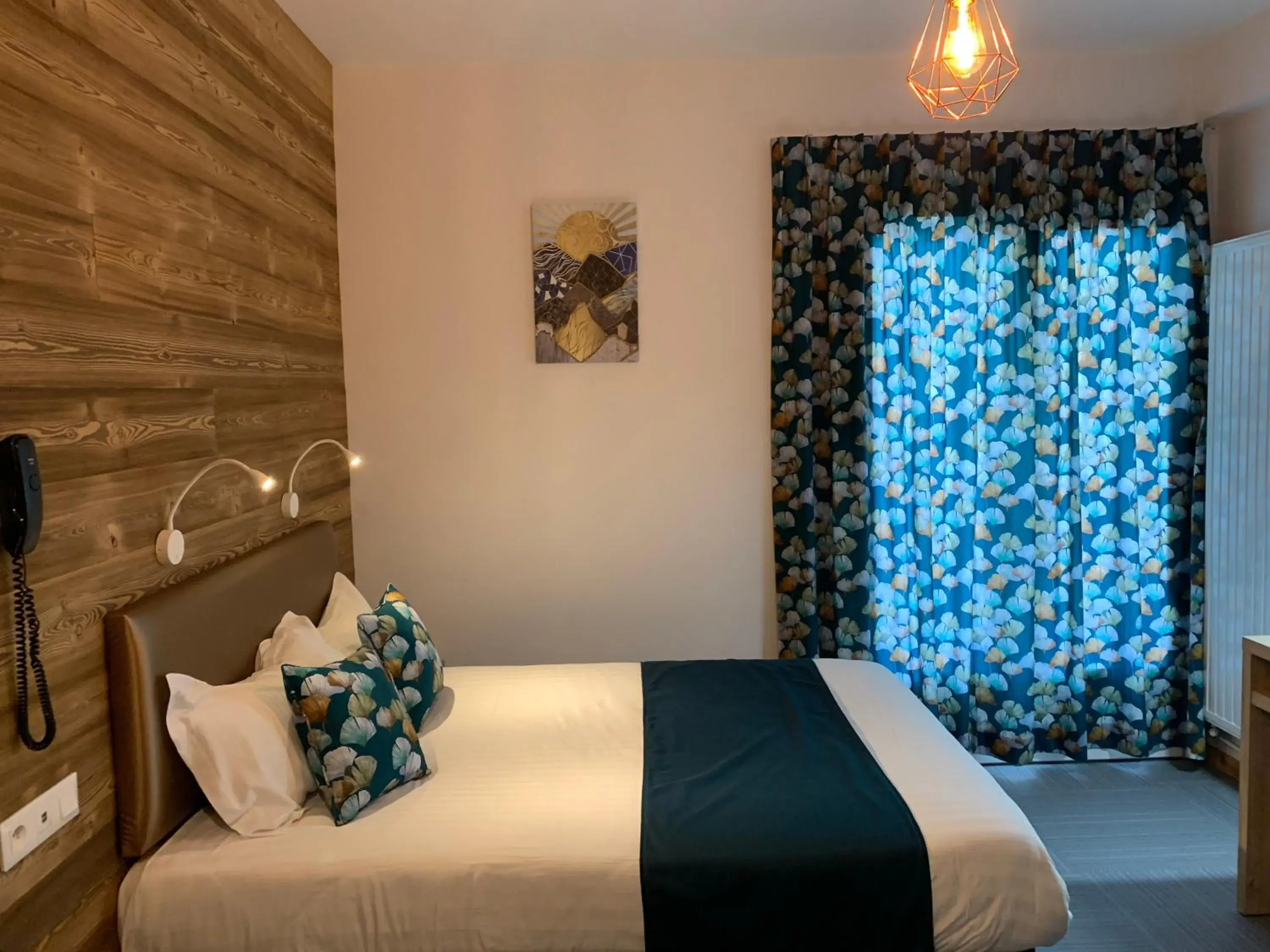 Quadruple Room with Mountain View in Hôtel Lacour Quadruple Room with Mountain View in Hôtel Lacour