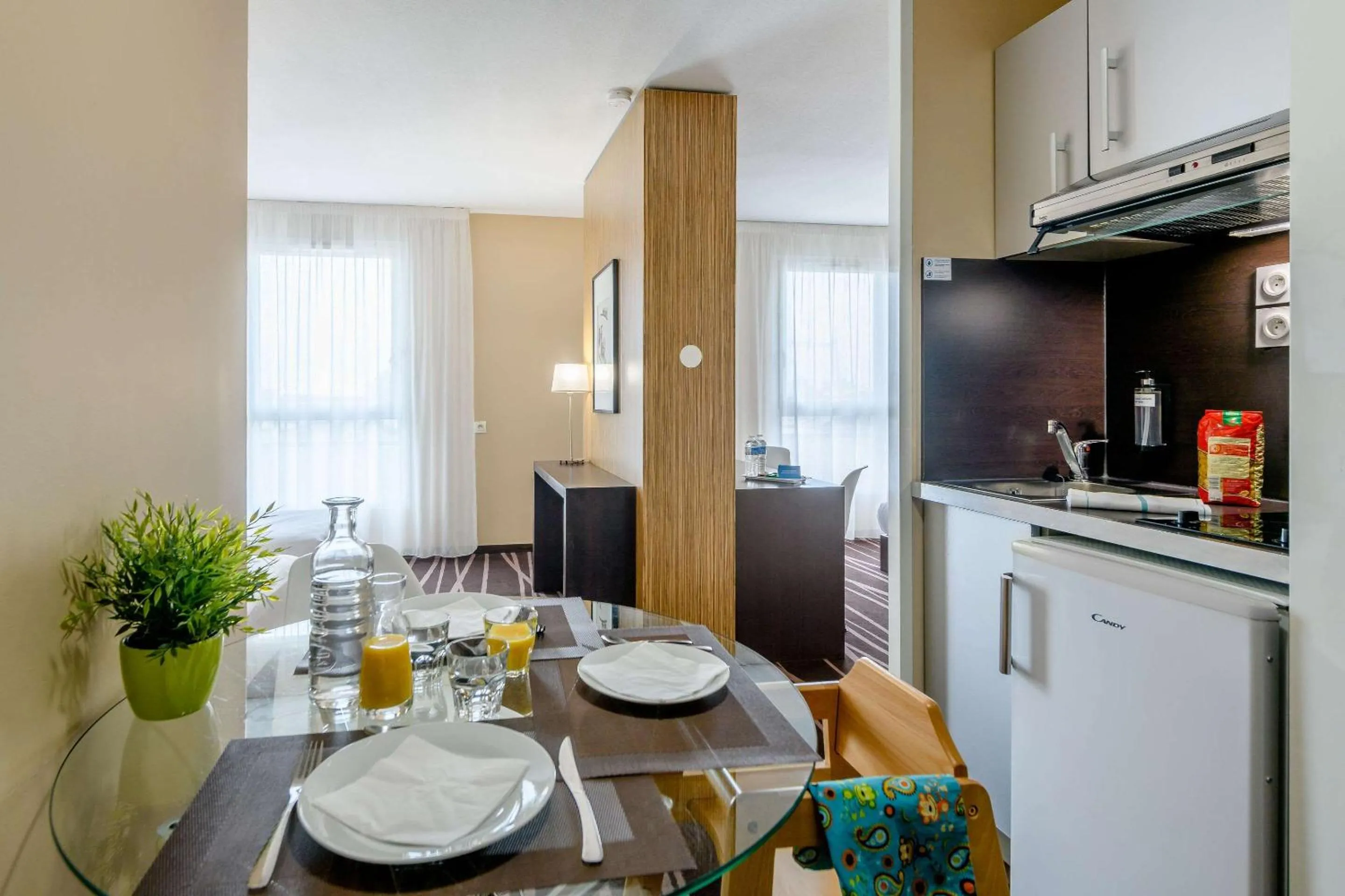 Bedroom in Comfort Aparthotel Bordeaux Begles Arena