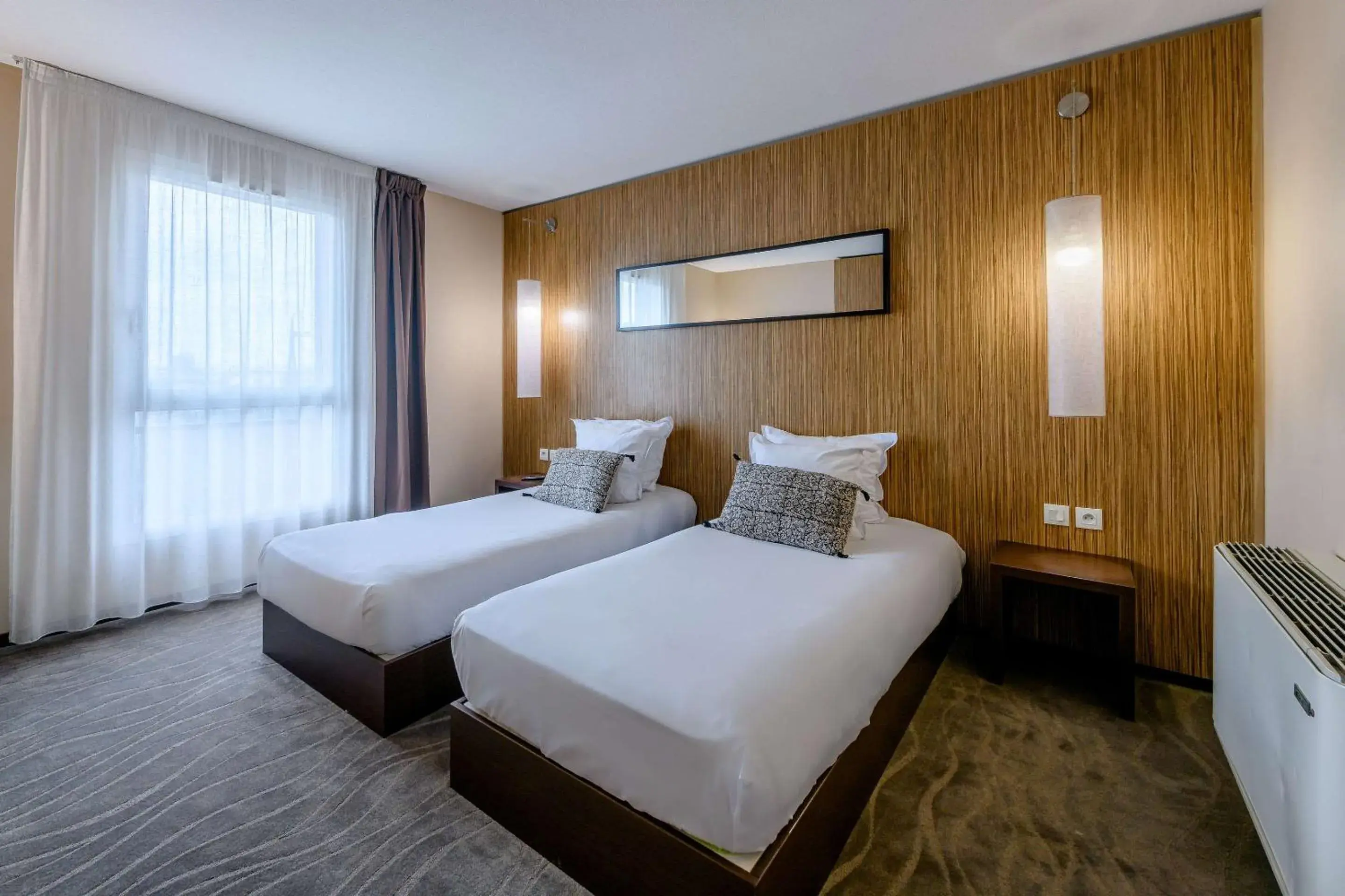 Bedroom, Bed in Comfort Aparthotel Bordeaux Begles Arena Bedroom, Bed in Comfort Aparthotel Bordeaux Begles Arena