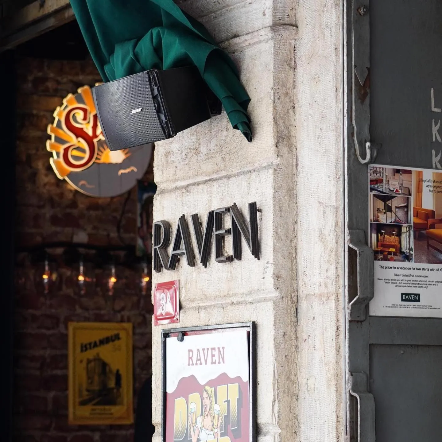 Property Logo/Sign in Raven Suites Taksim