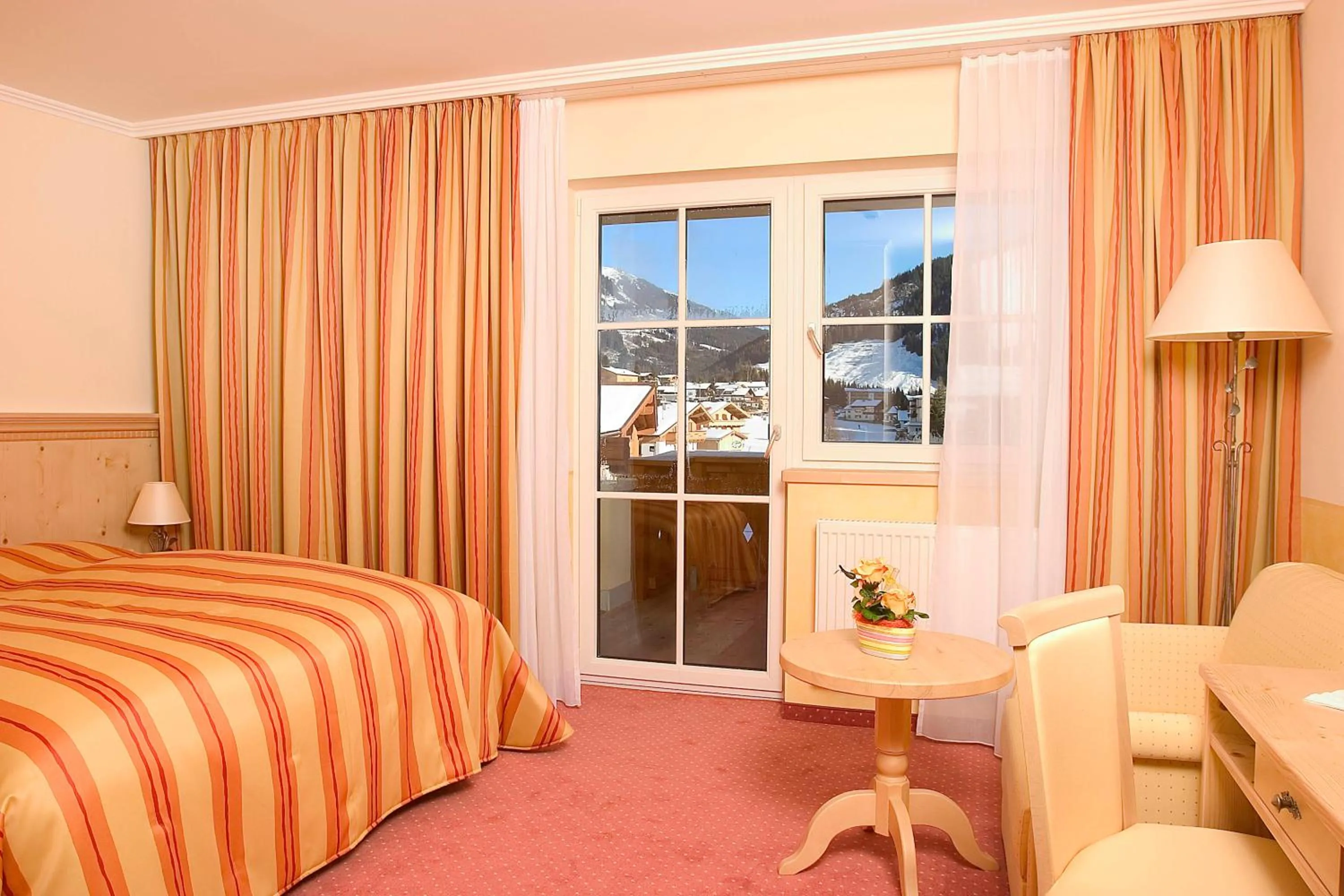 Bed in Hotel Sportalm