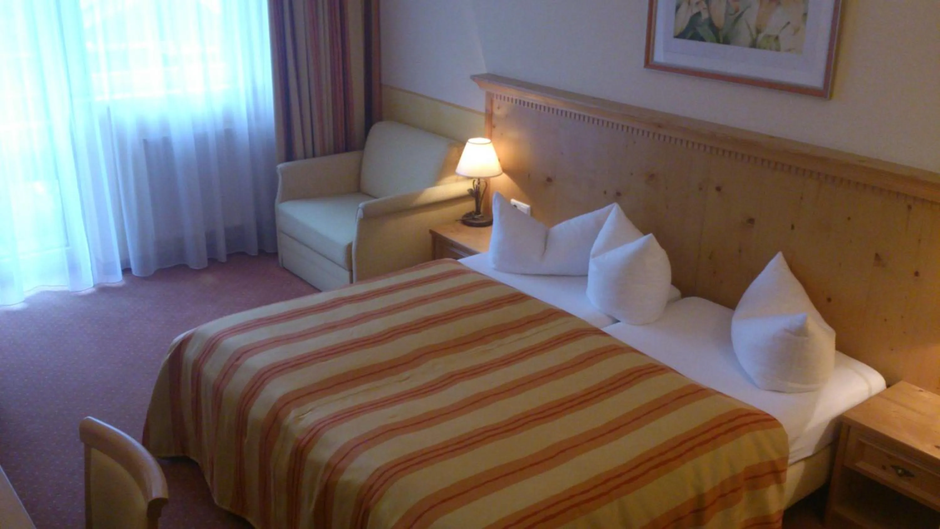 Bed in Hotel Sportalm