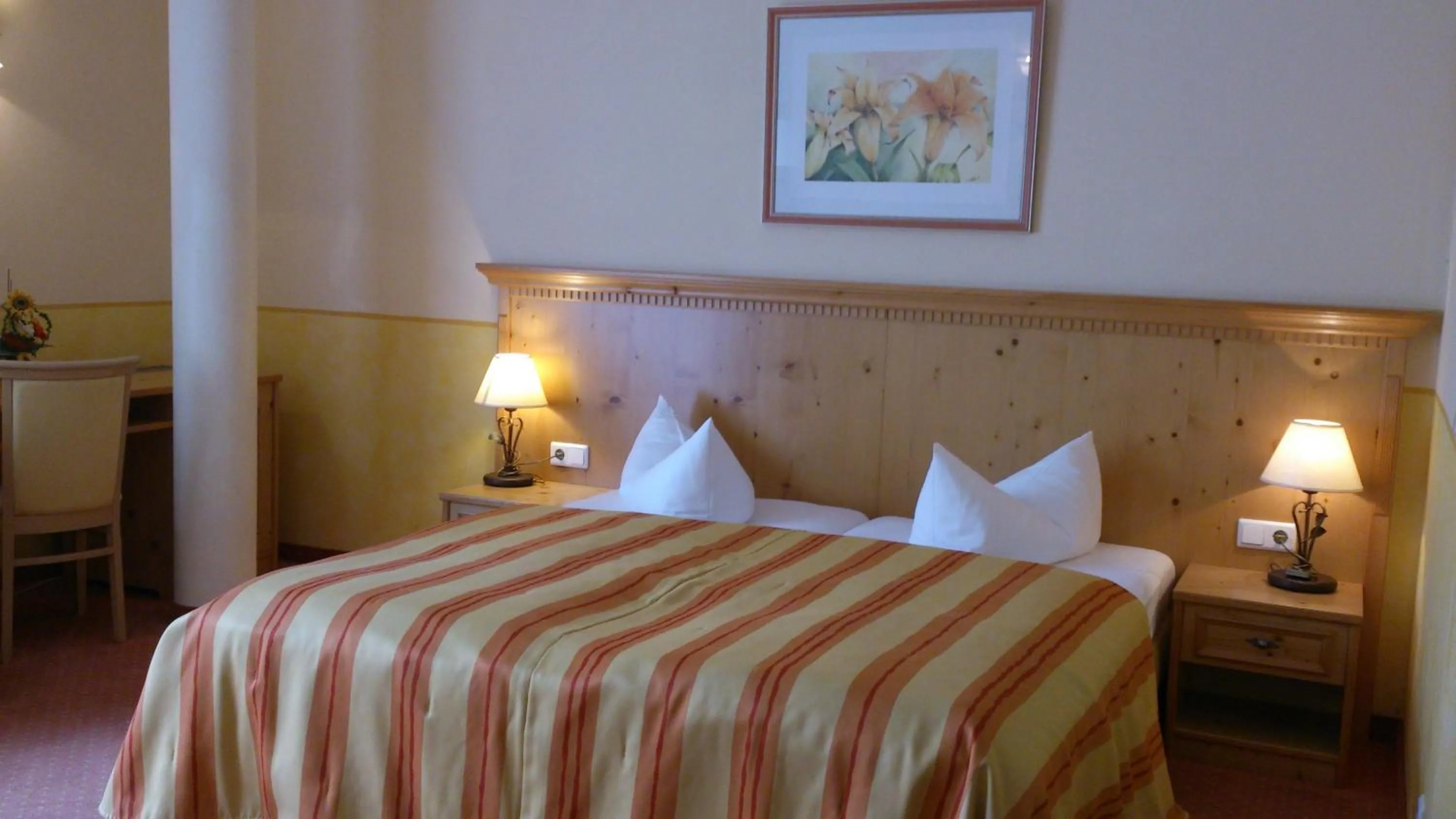 Bed in Hotel Sportalm