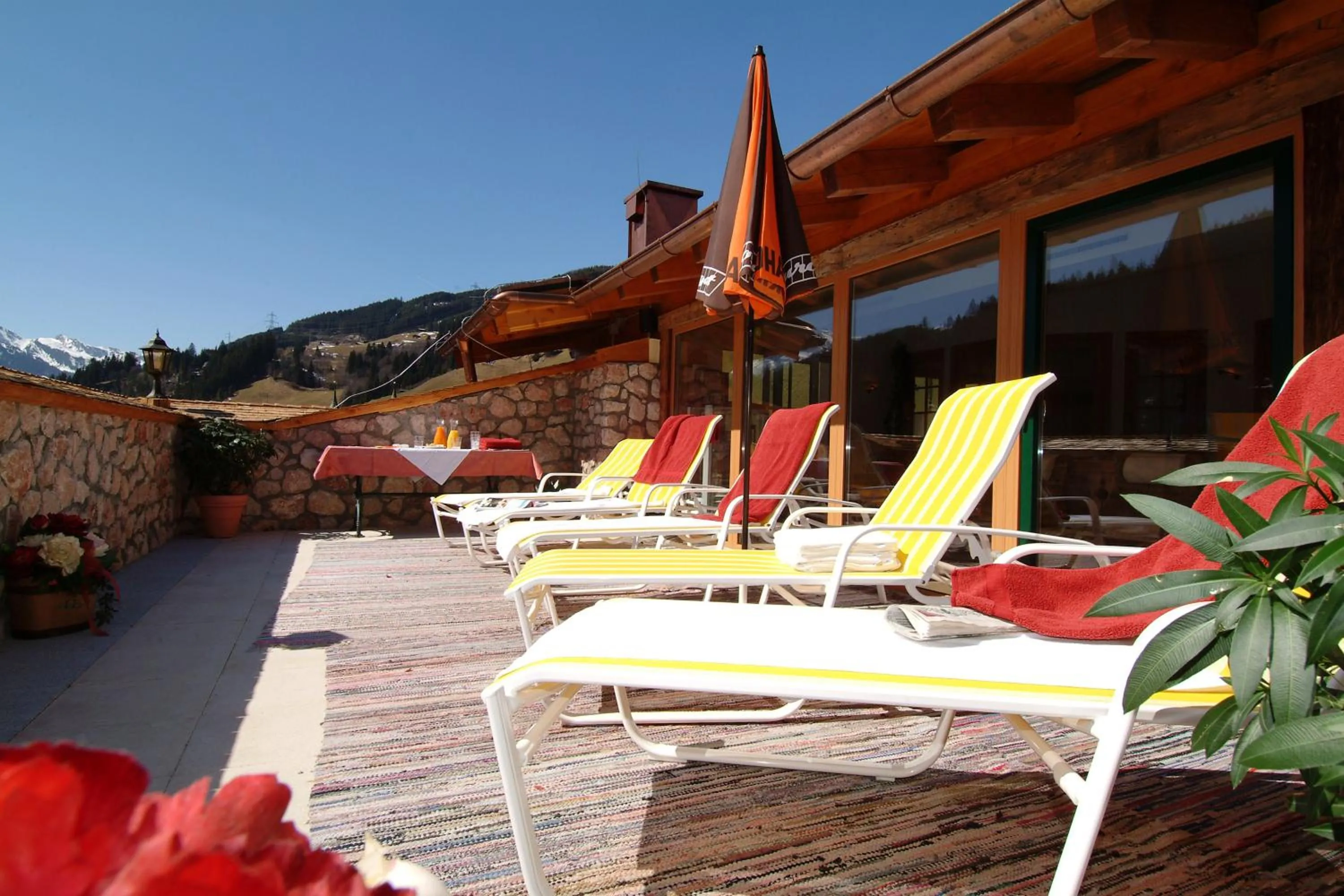 Patio in Hotel Sportalm