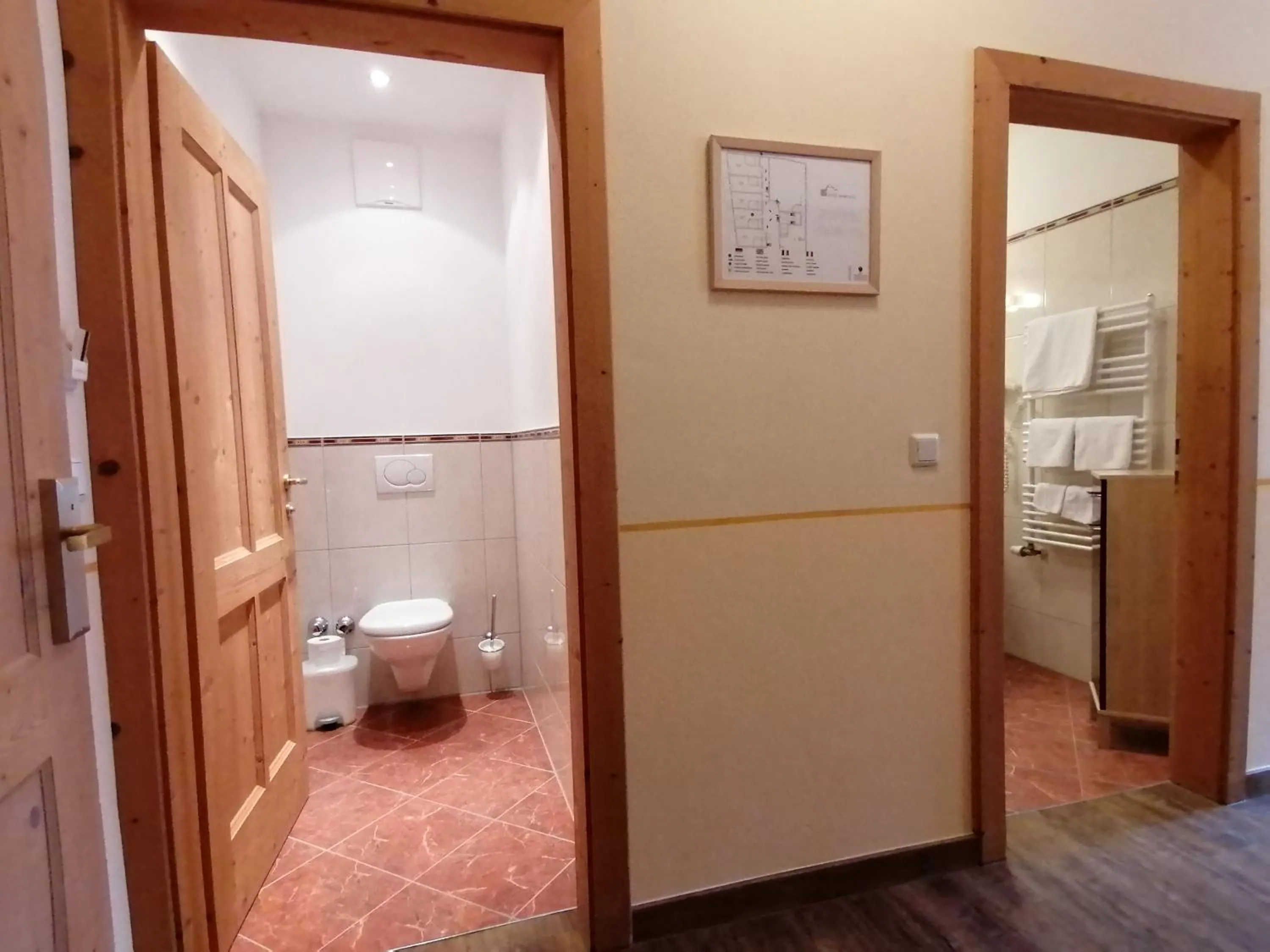 Toilet in Hotel Sportalm
