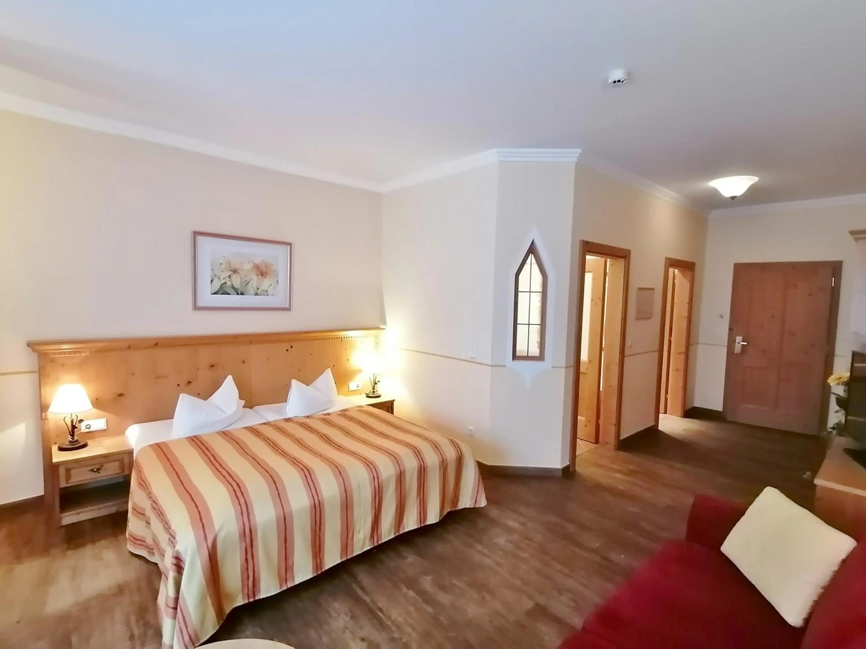 Toilet, Bed in Hotel Sportalm