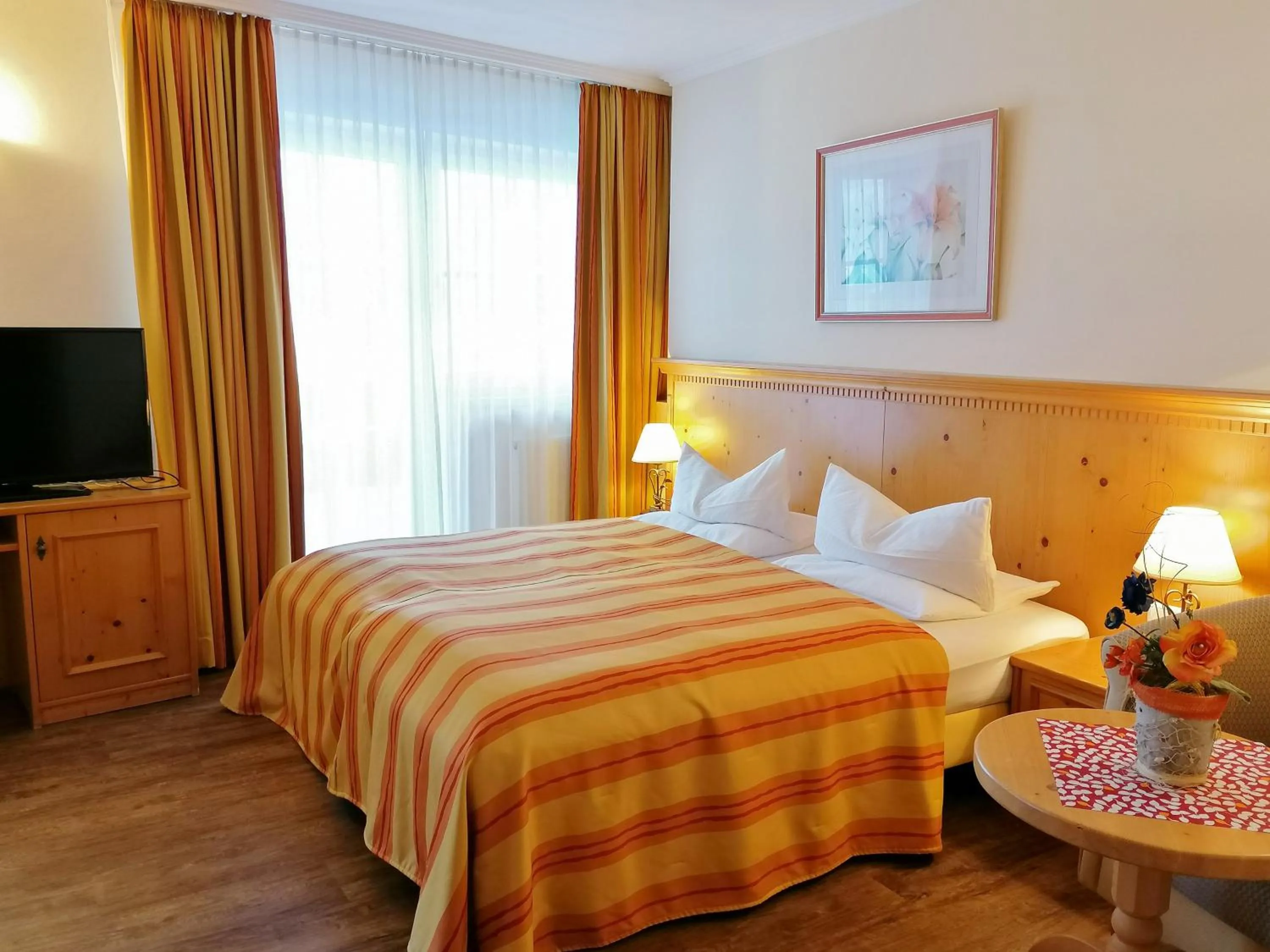 Bed in Hotel Sportalm