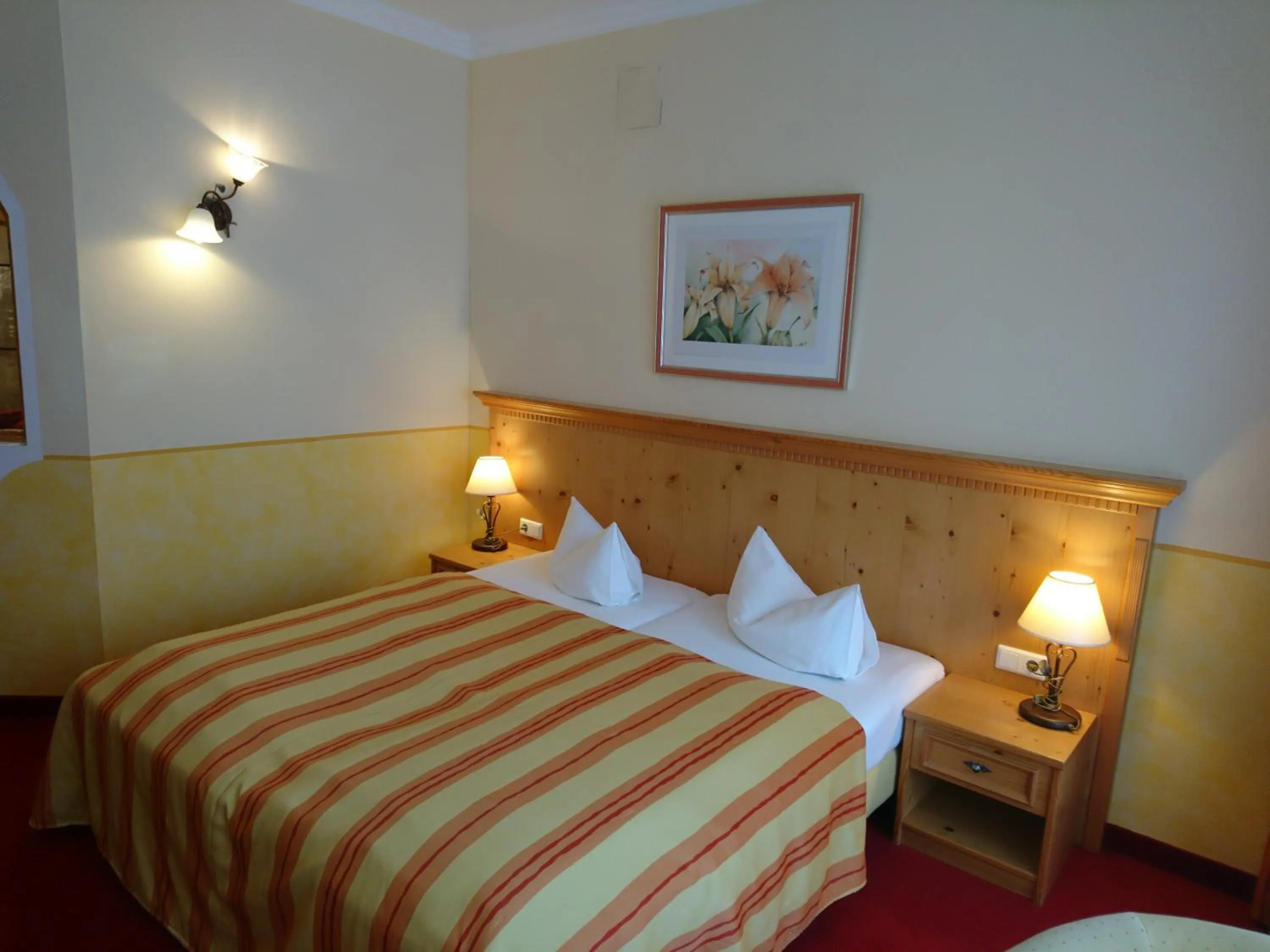Bed in Hotel Sportalm