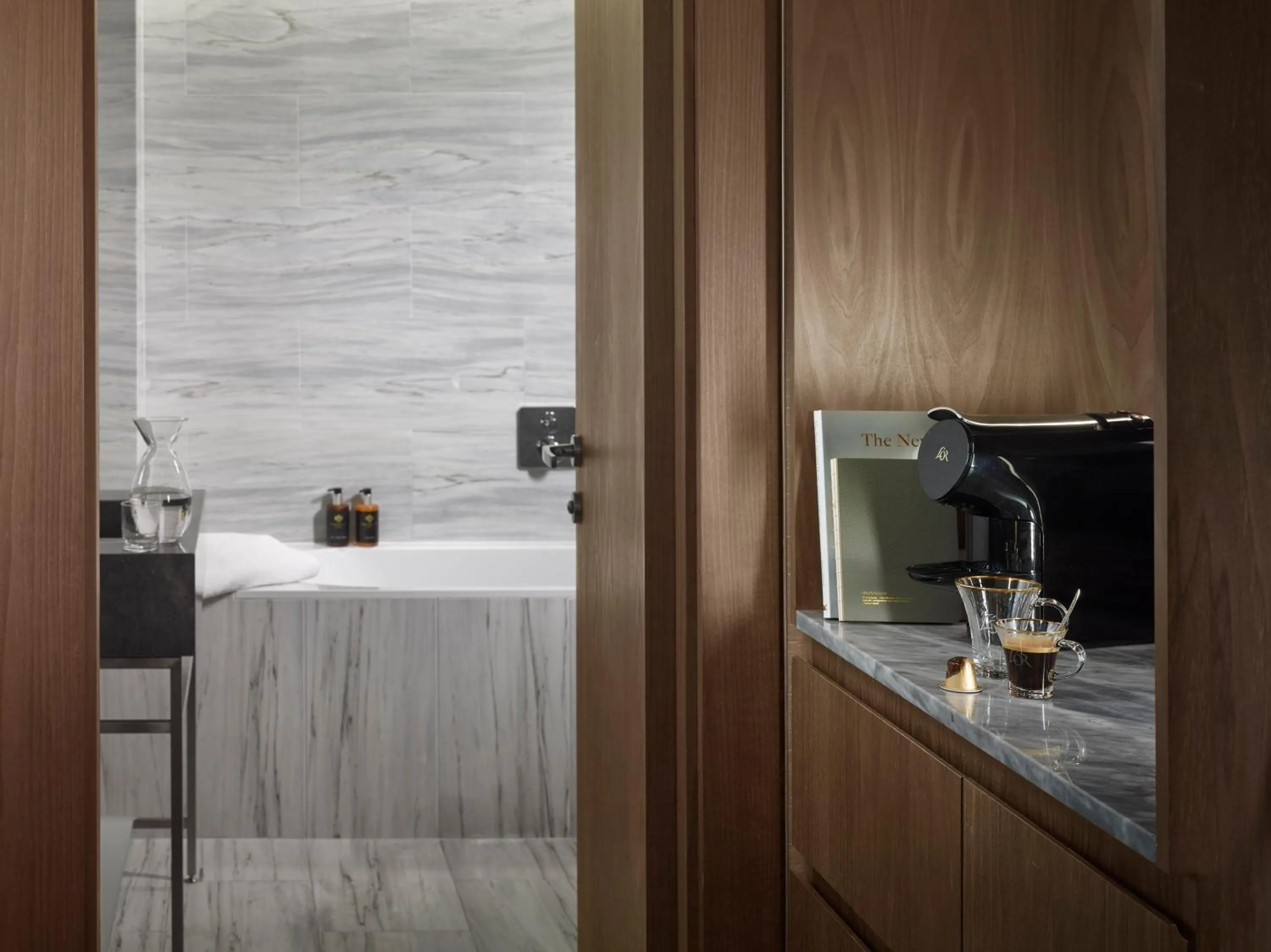 Bathroom in The Emblem Prague Hotel - Preferred Hotels & Resorts