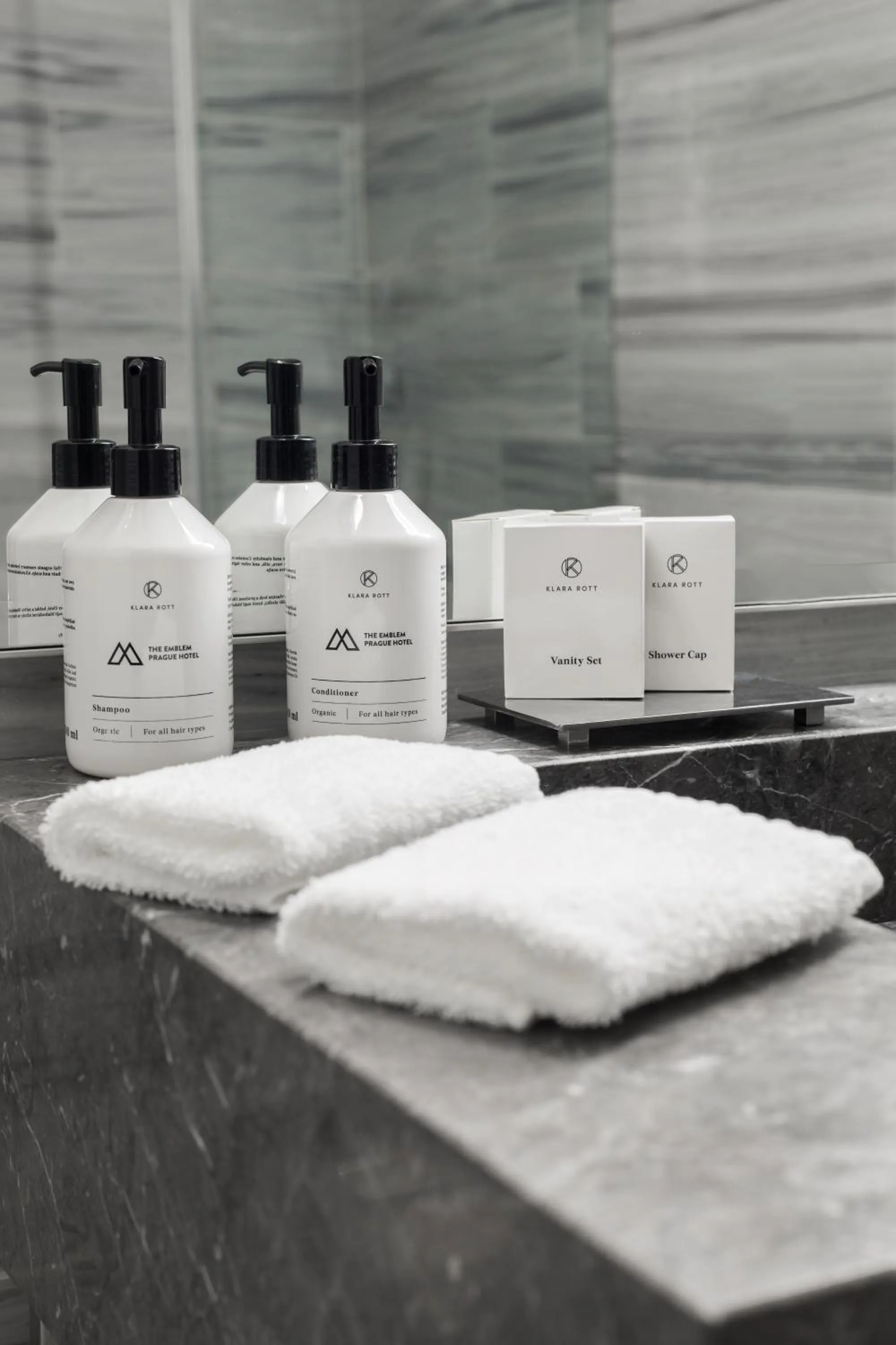 Bathroom in The Emblem Prague Hotel - Preferred Hotels & Resorts